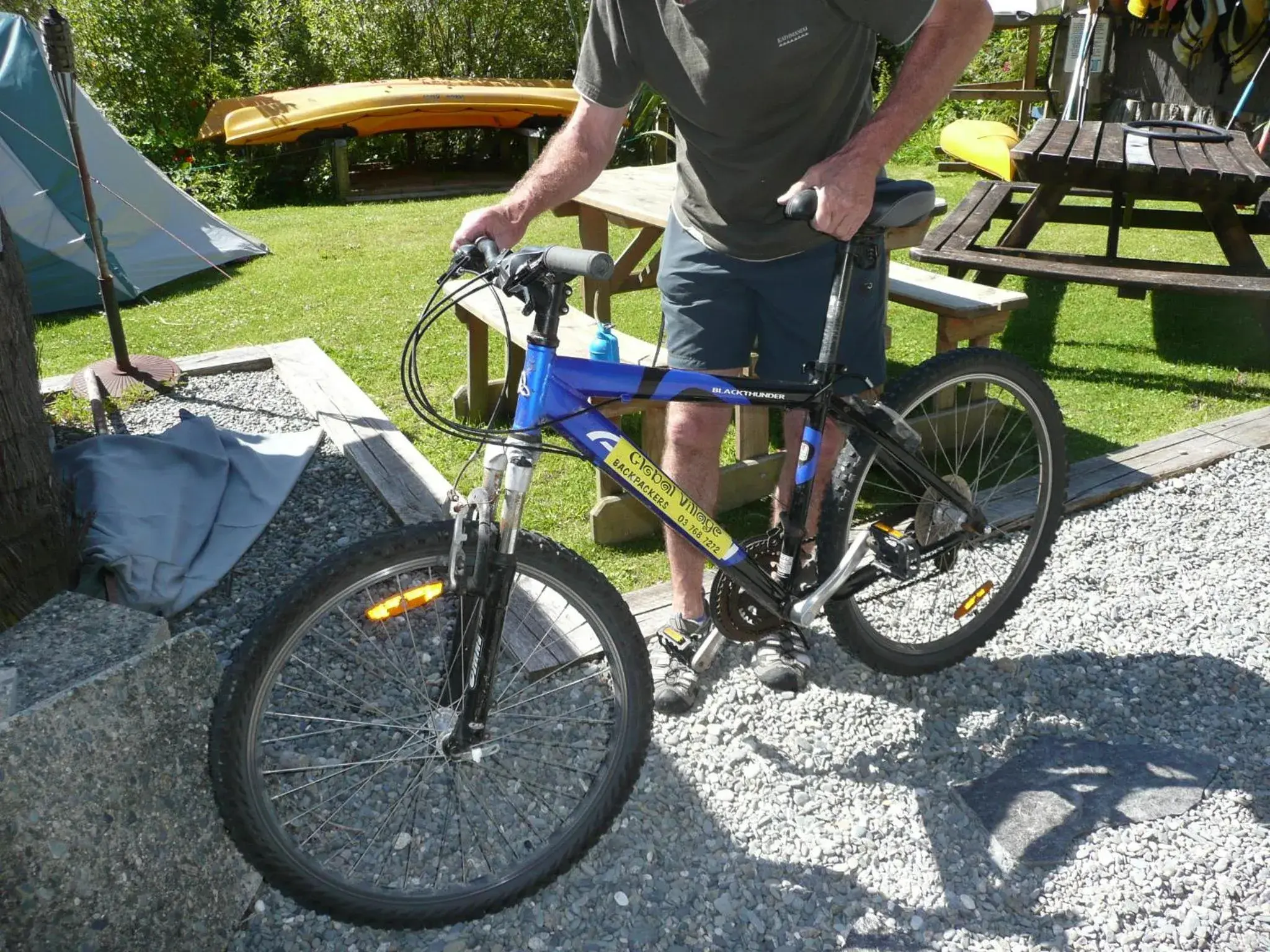 Day, Biking in Global Village Travellers Lodge