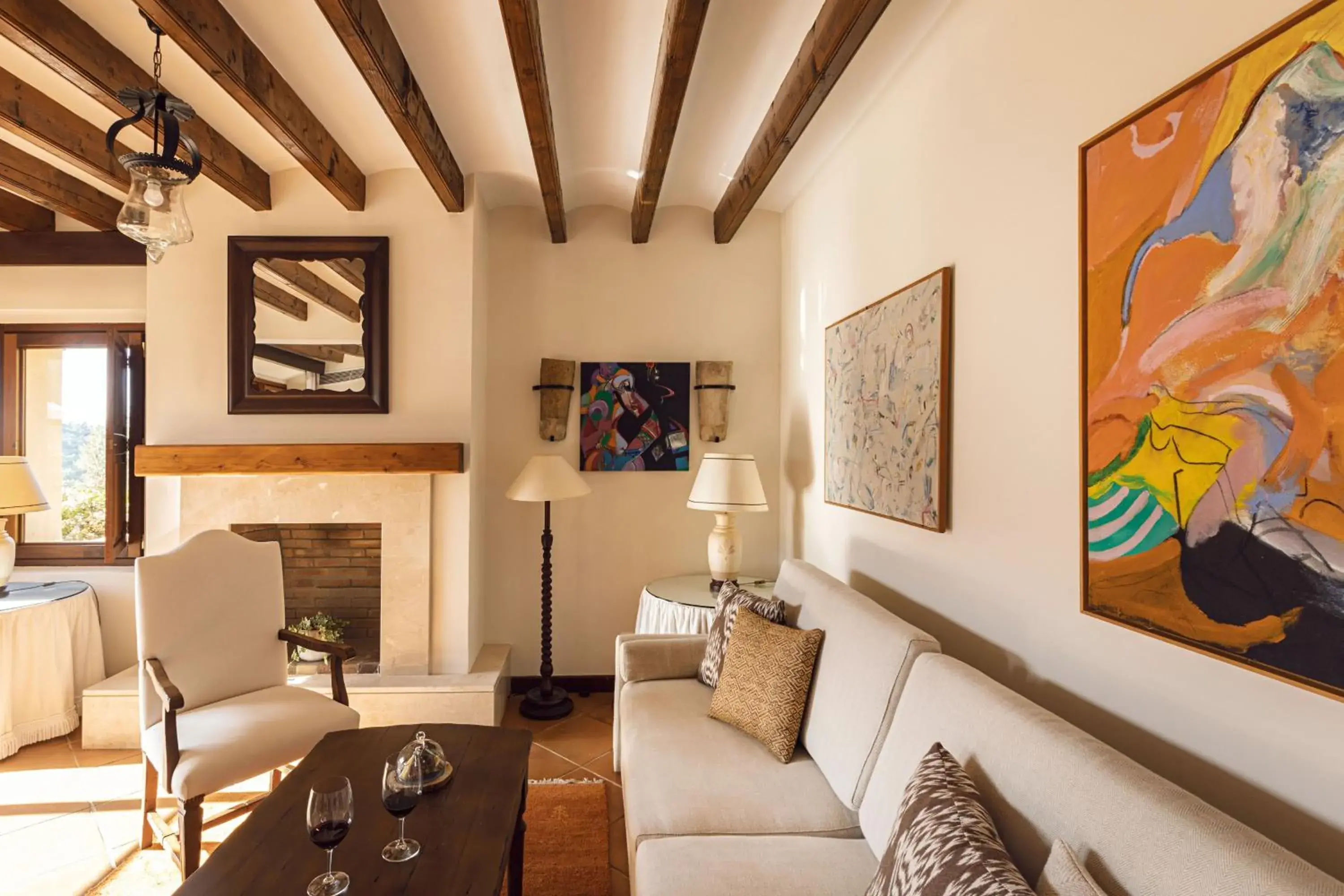 Bedroom, Seating Area in La Residencia, A Belmond Hotel, Mallorca