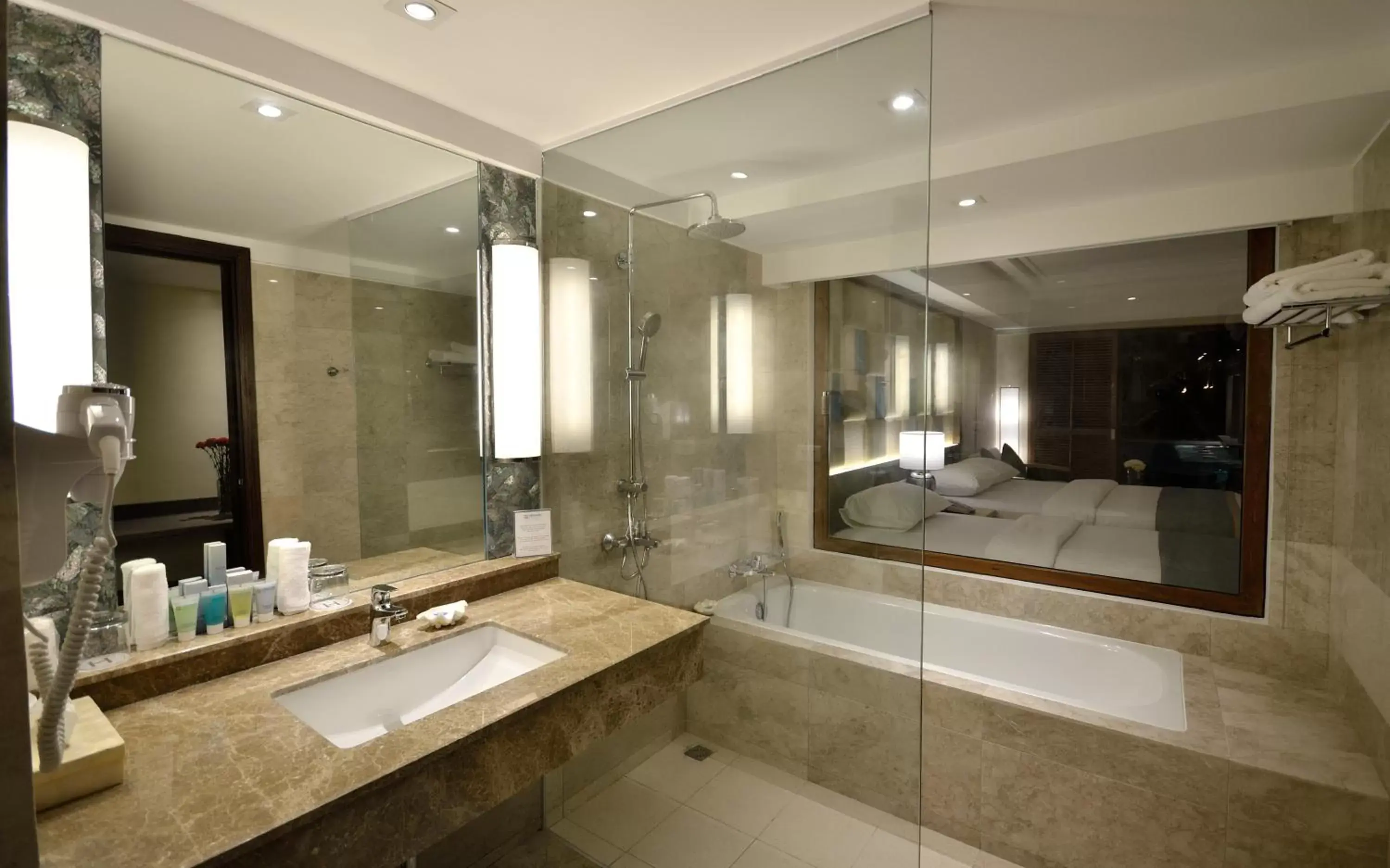 Bathroom in Henann Resort Alona Beach