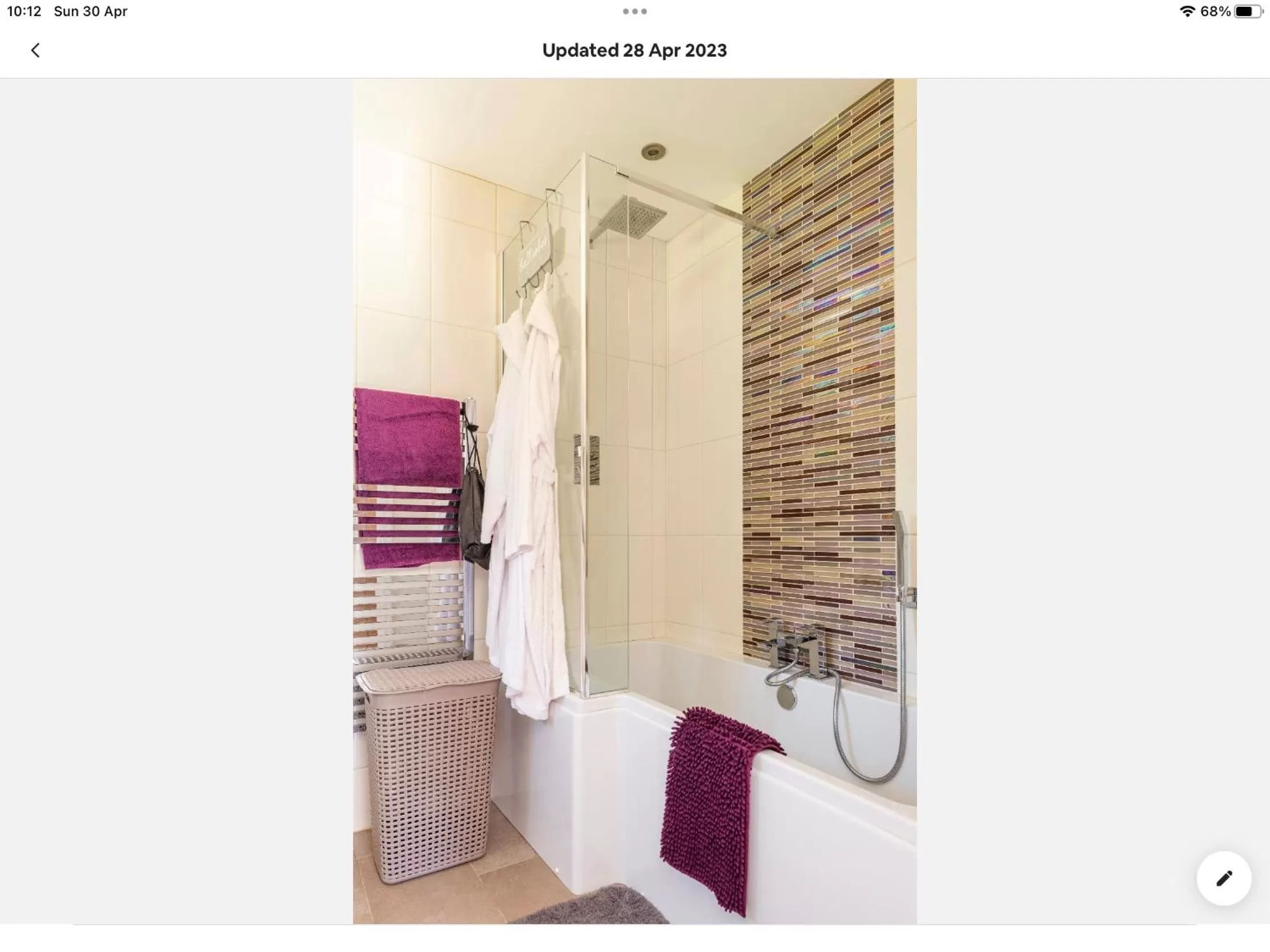 Bathroom in King's Suite at The Copthorne, Colwyn Bay, LL29 7YP