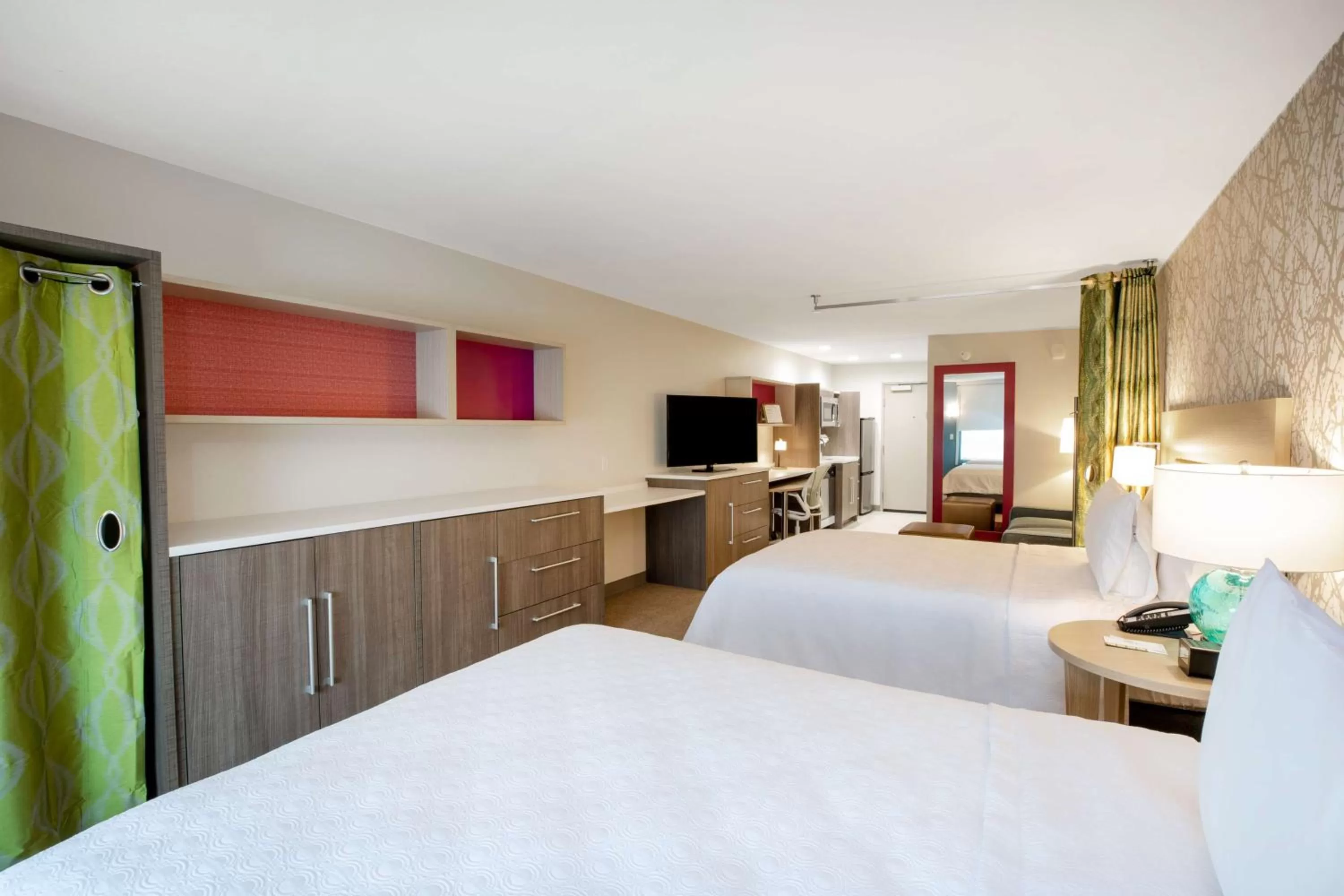 Bedroom, Bed in Home2 Suites by Hilton Houston Bush Intercontinental Airport Iah Beltway 8