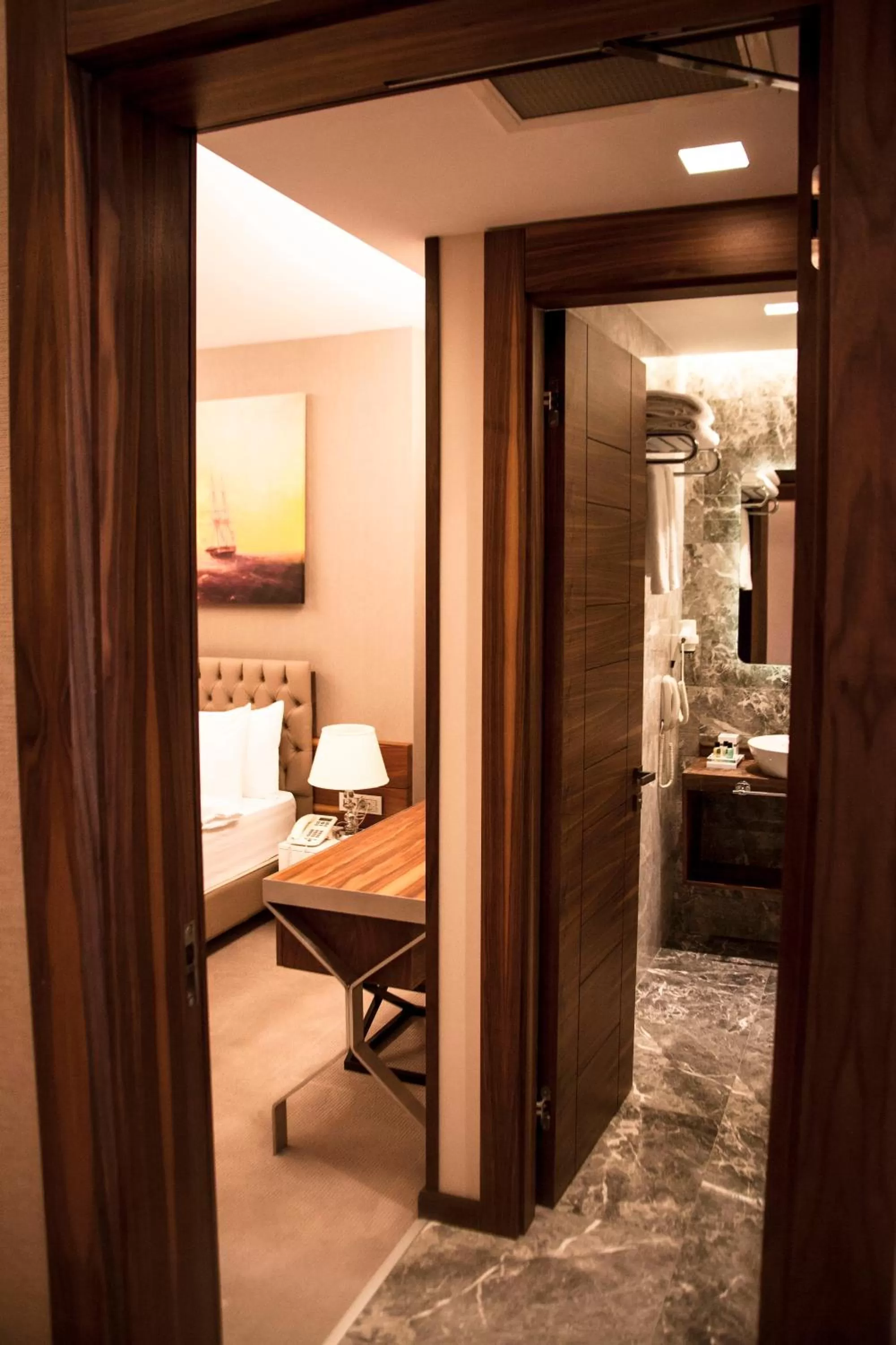 Bathroom in Old Port Hotel