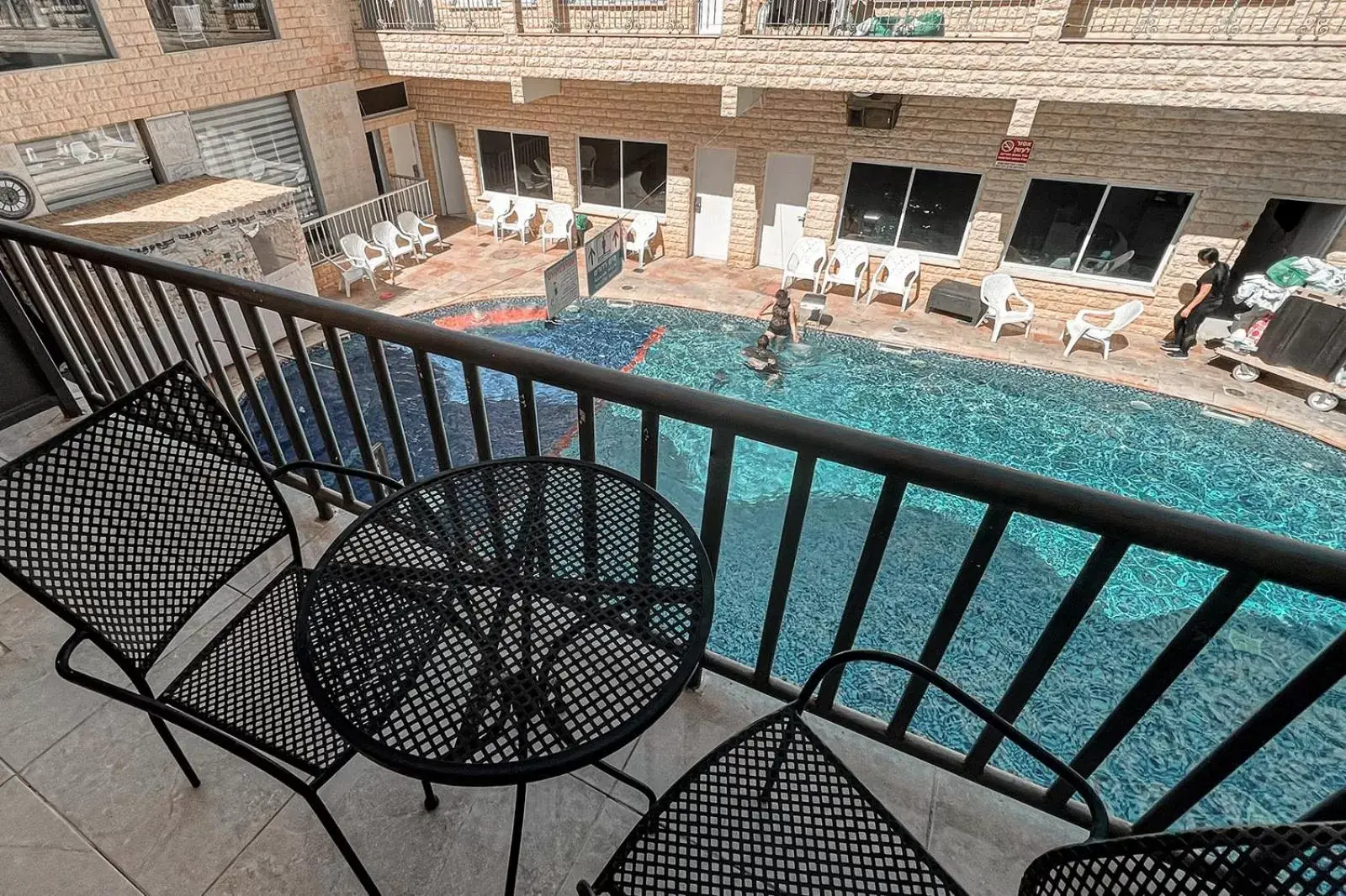 Balcony/Terrace, Pool View in Red Sea Hotel