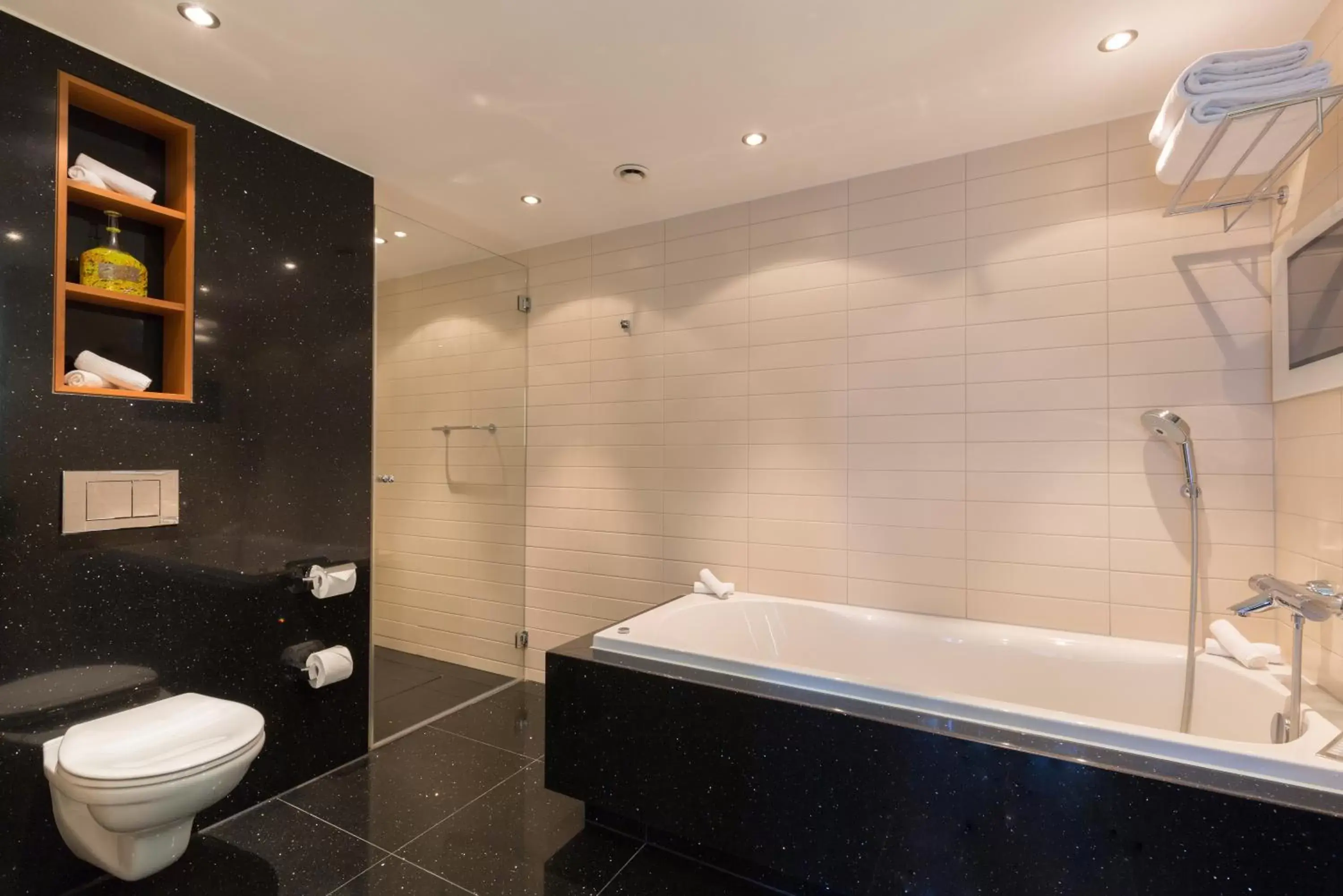 Shower, Bathroom in Radisson Blu Hotel, Amsterdam City Center