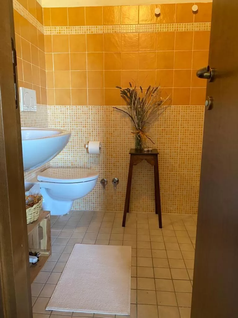 Toilet, Bathroom in Agriturismo Flarà