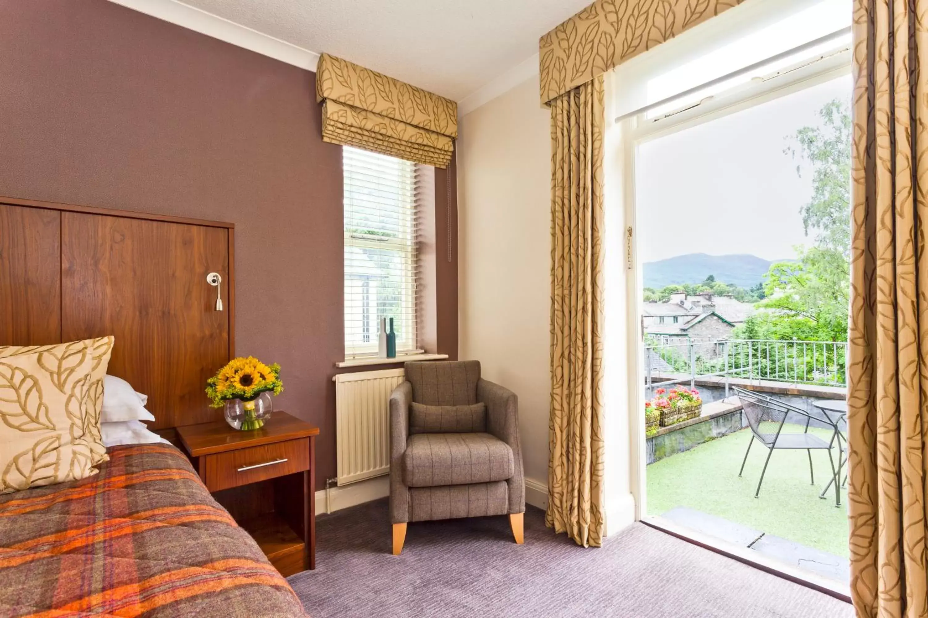 Balcony/Terrace, Seating Area in Ambleside Salutation Hotel & Spa, World Hotel Distinctive