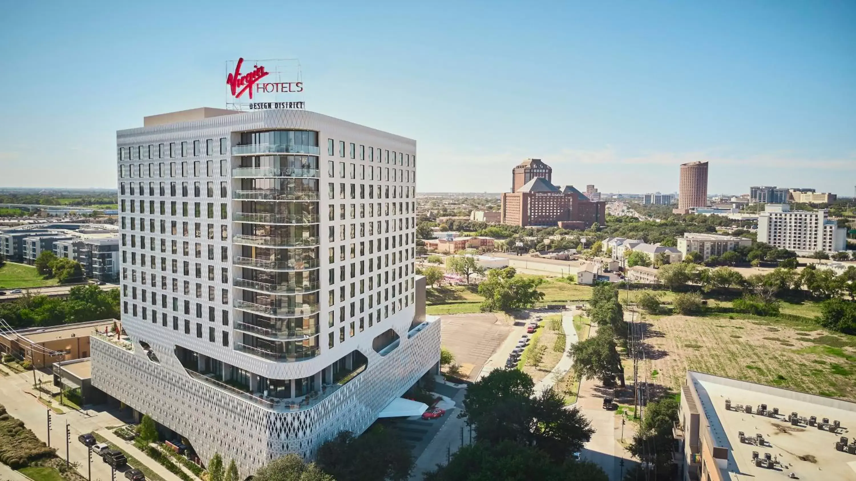 Property building in Virgin Hotels Dallas
