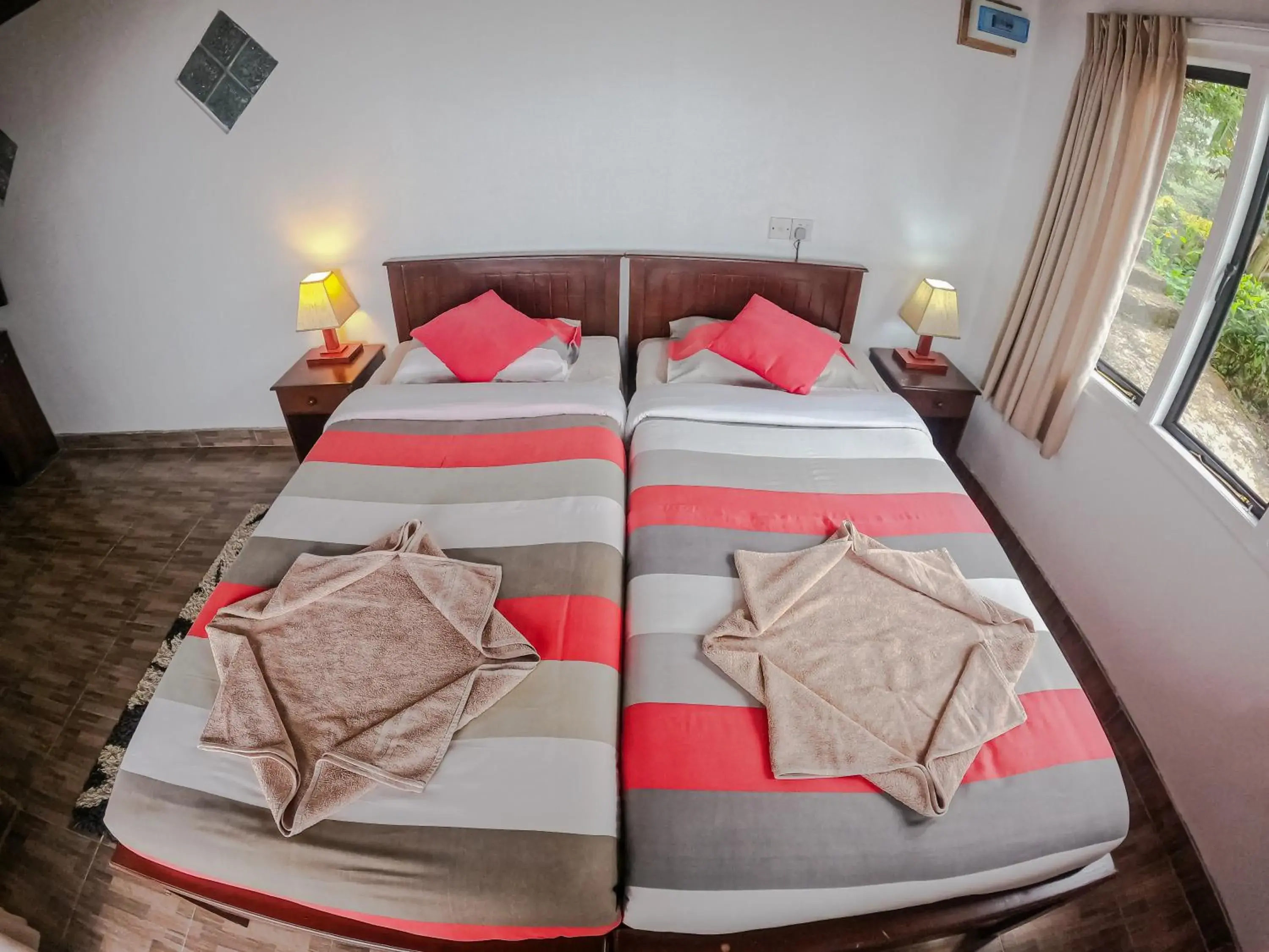Bed in Hill Safari Eco Lodge