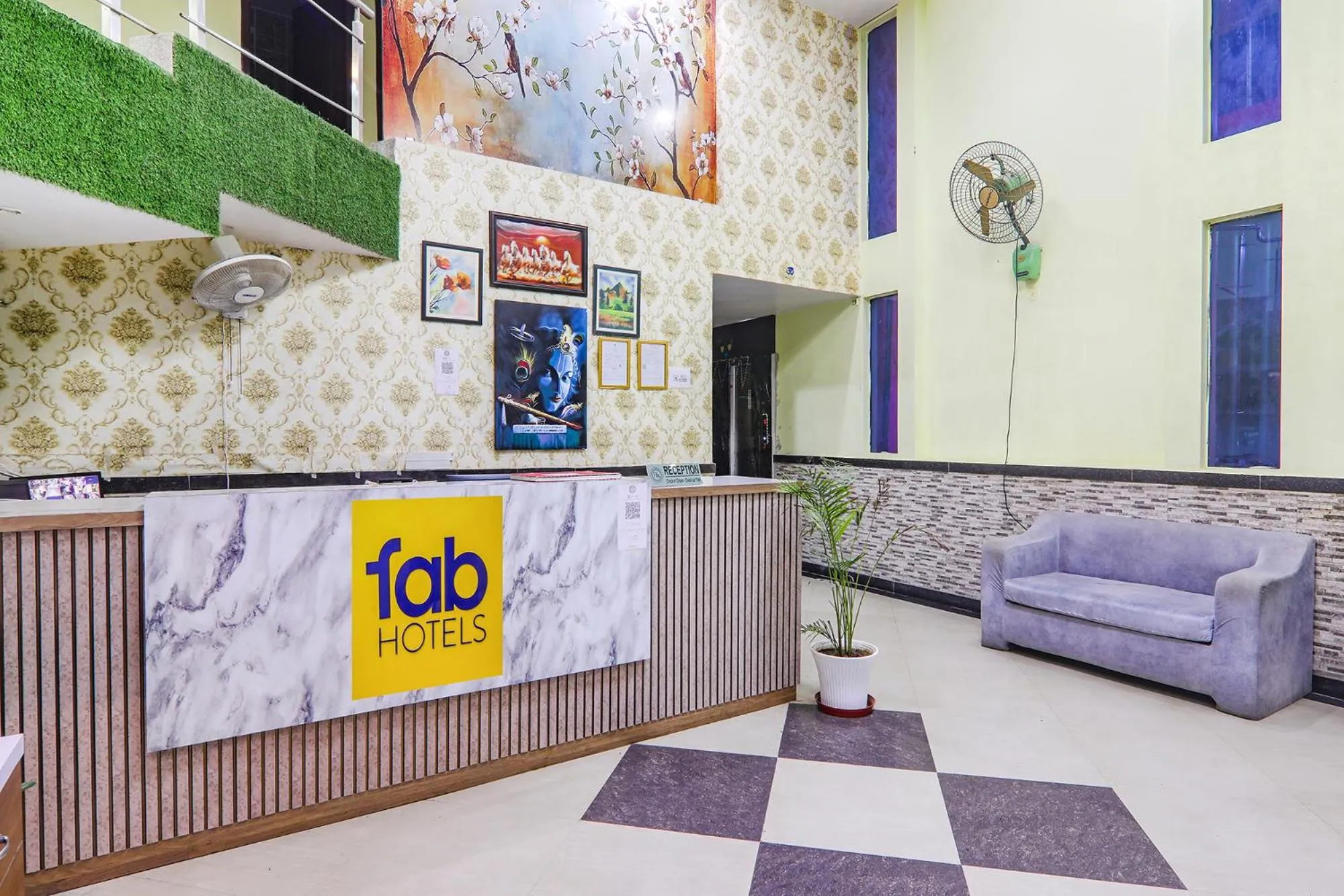 Lobby or reception in FabHotel Astor