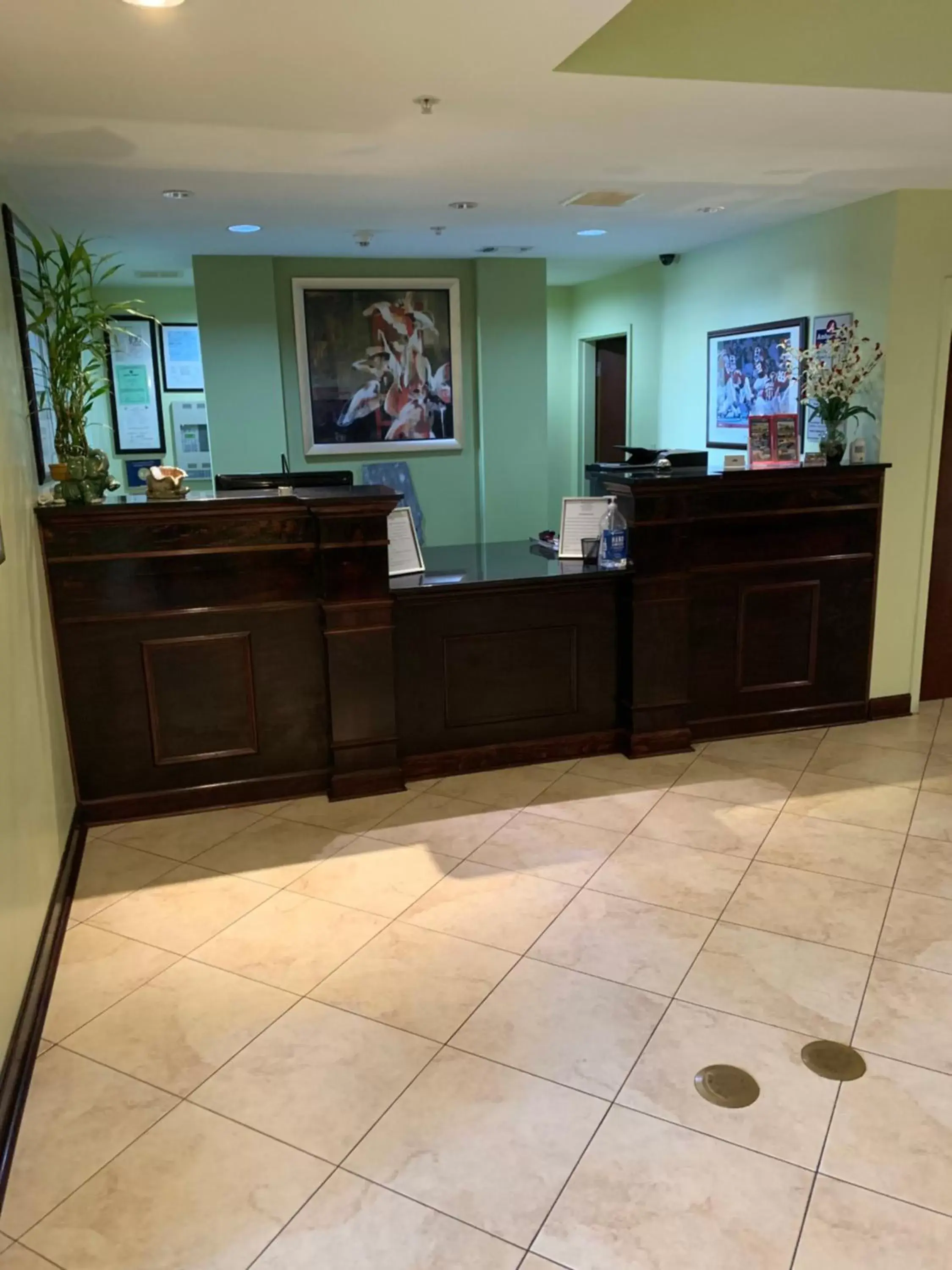 Lobby/Reception in Ambassador Inn & Suites