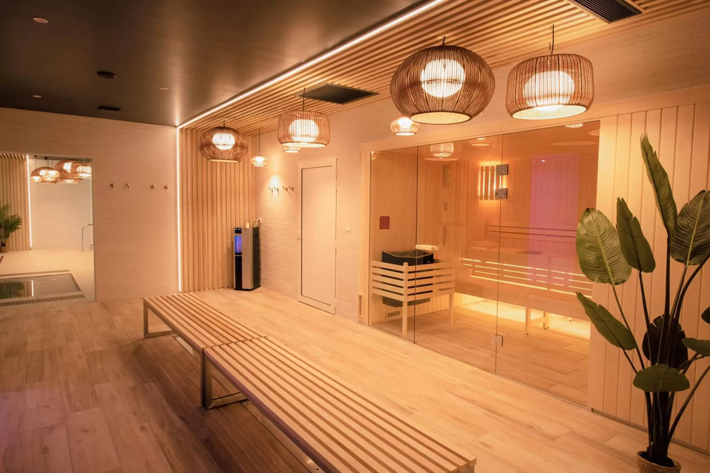 Sauna in PADJA Hôtel & Spa Vannes