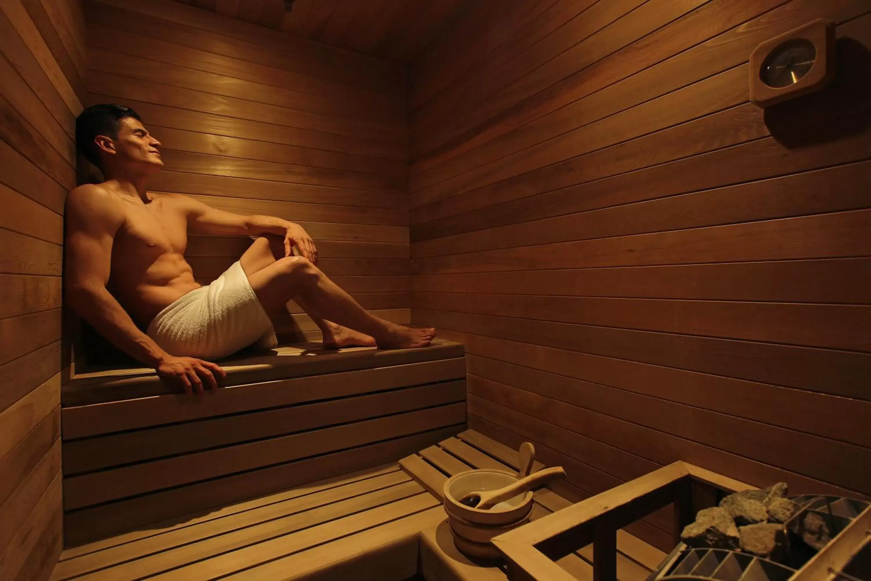 Sauna in Real Intercontinental San Salvador, an IHG Hotel