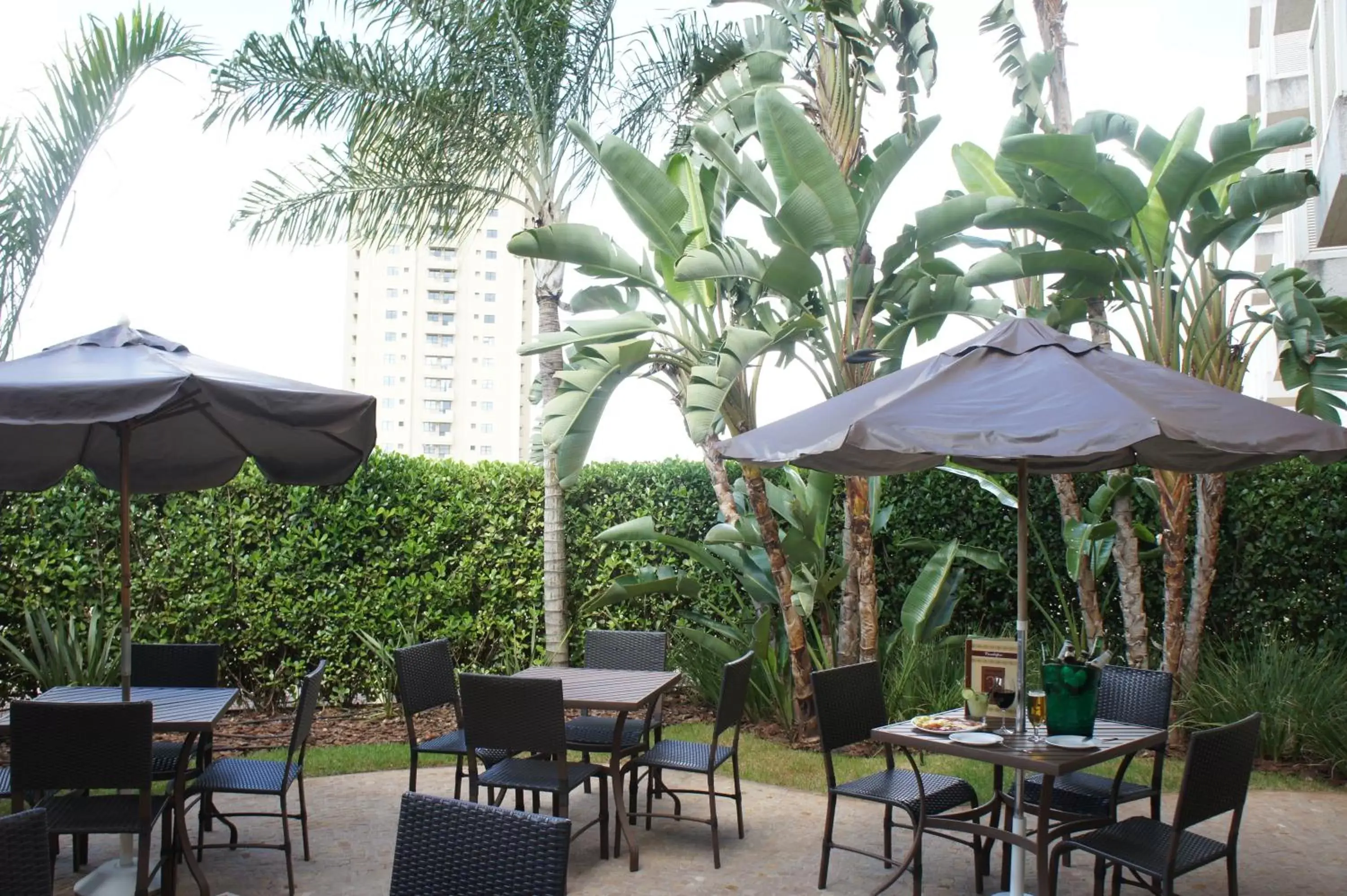 Patio, Restaurant/Places to Eat in Comfort Hotel Araraquara