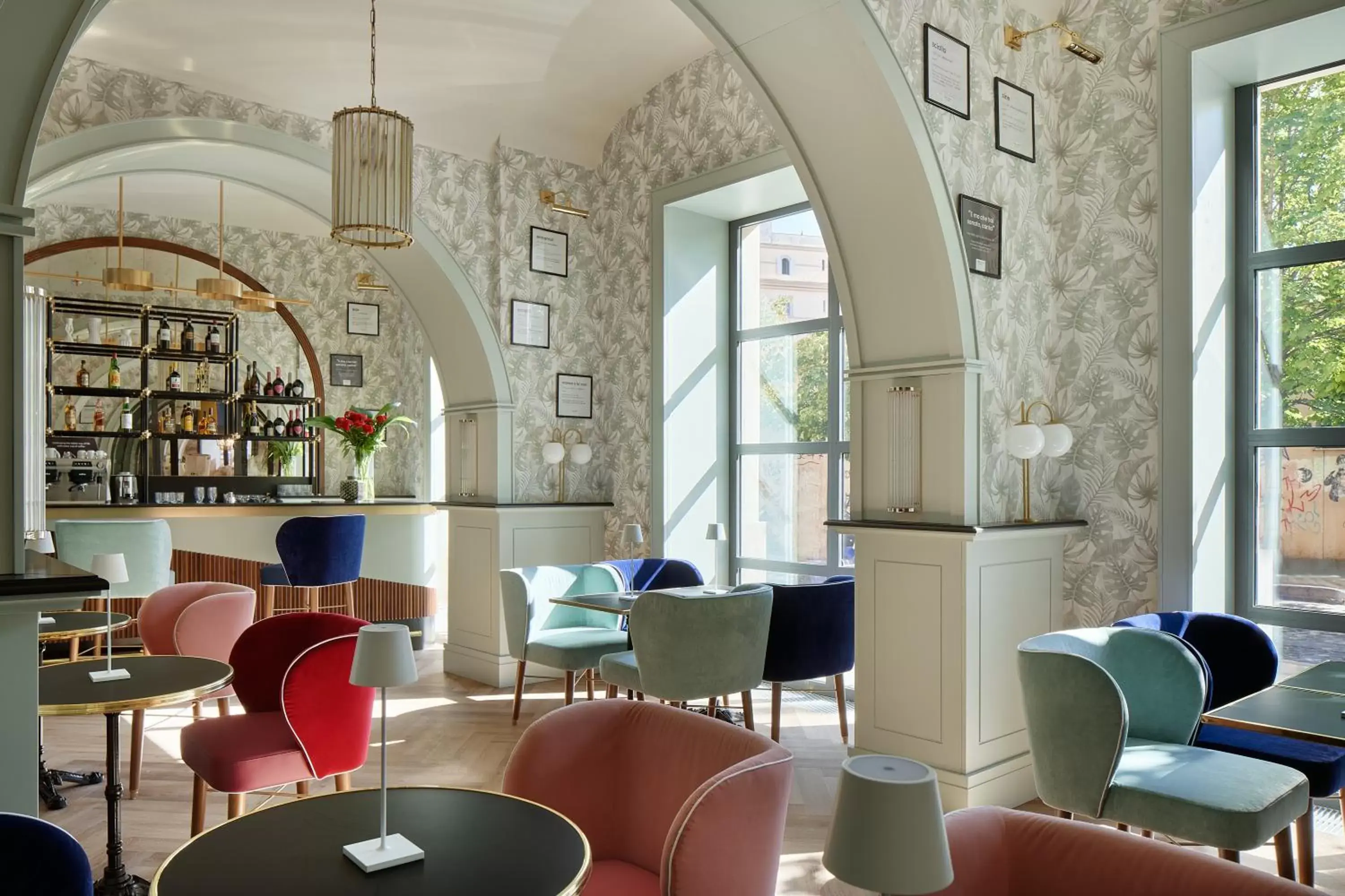 Lounge or bar, Lounge/Bar in UNAHOTELS Trastevere Roma