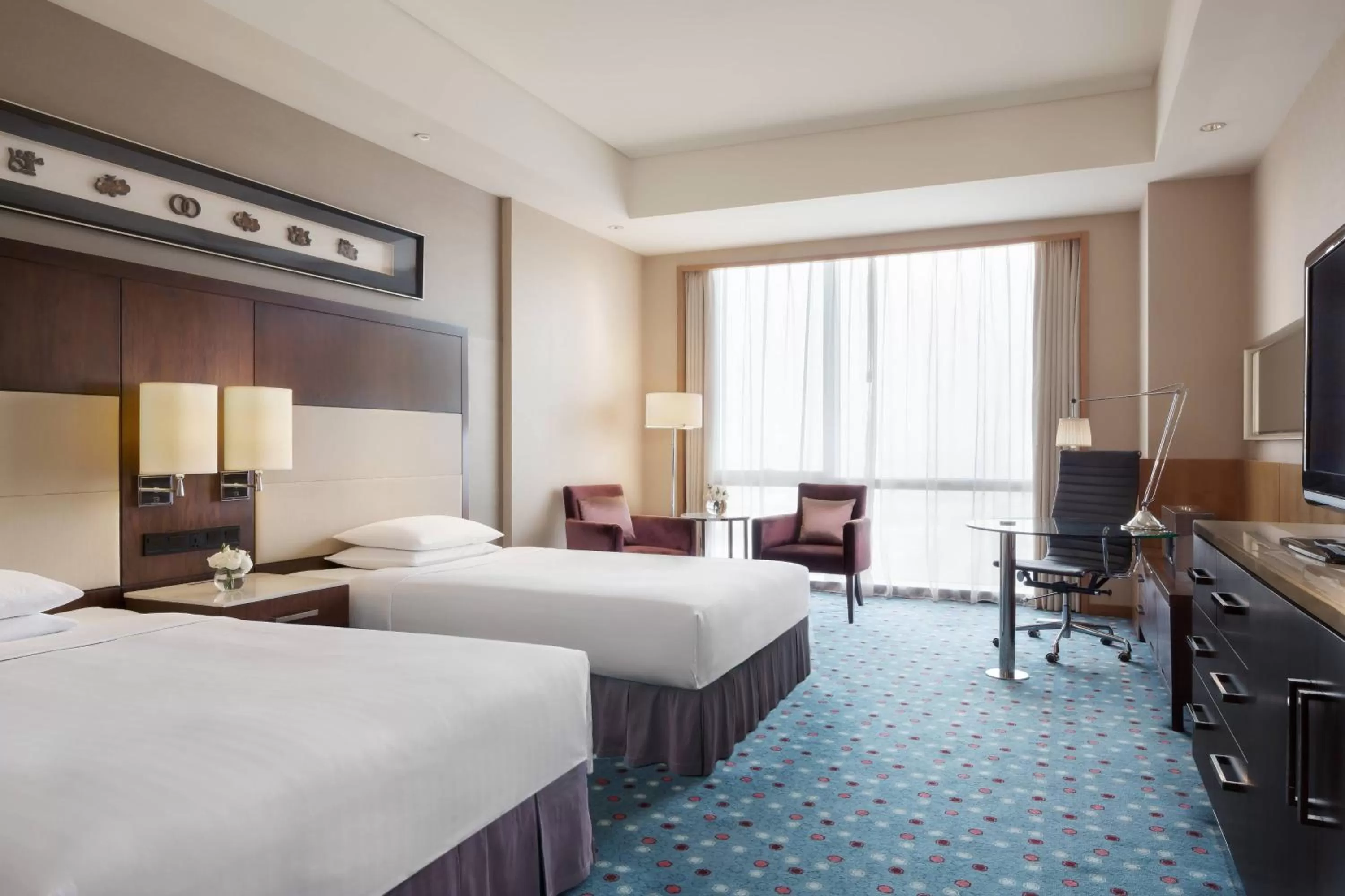 Photo of the whole room, Bed in Courtyard by Marriott Suzhou