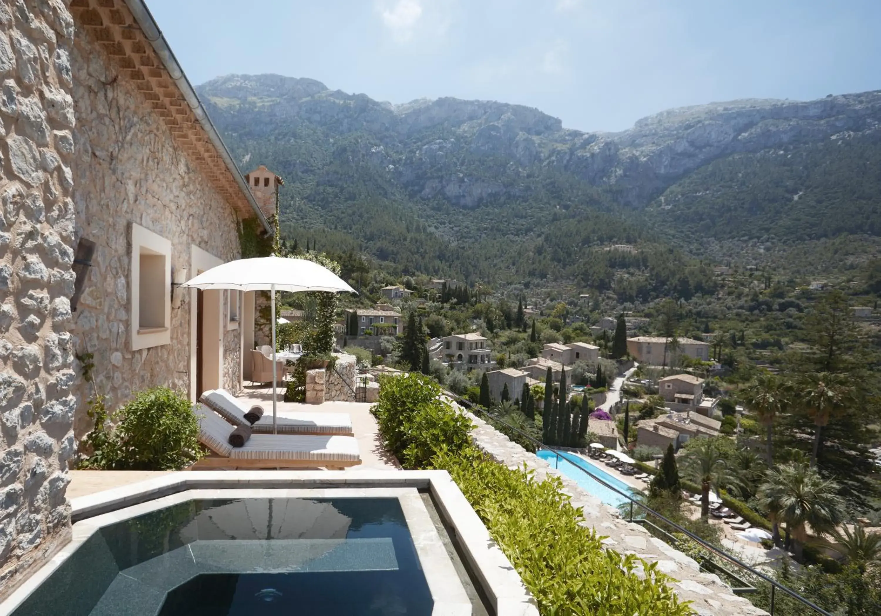 Balcony/Terrace, Swimming Pool in La Residencia, A Belmond Hotel, Mallorca