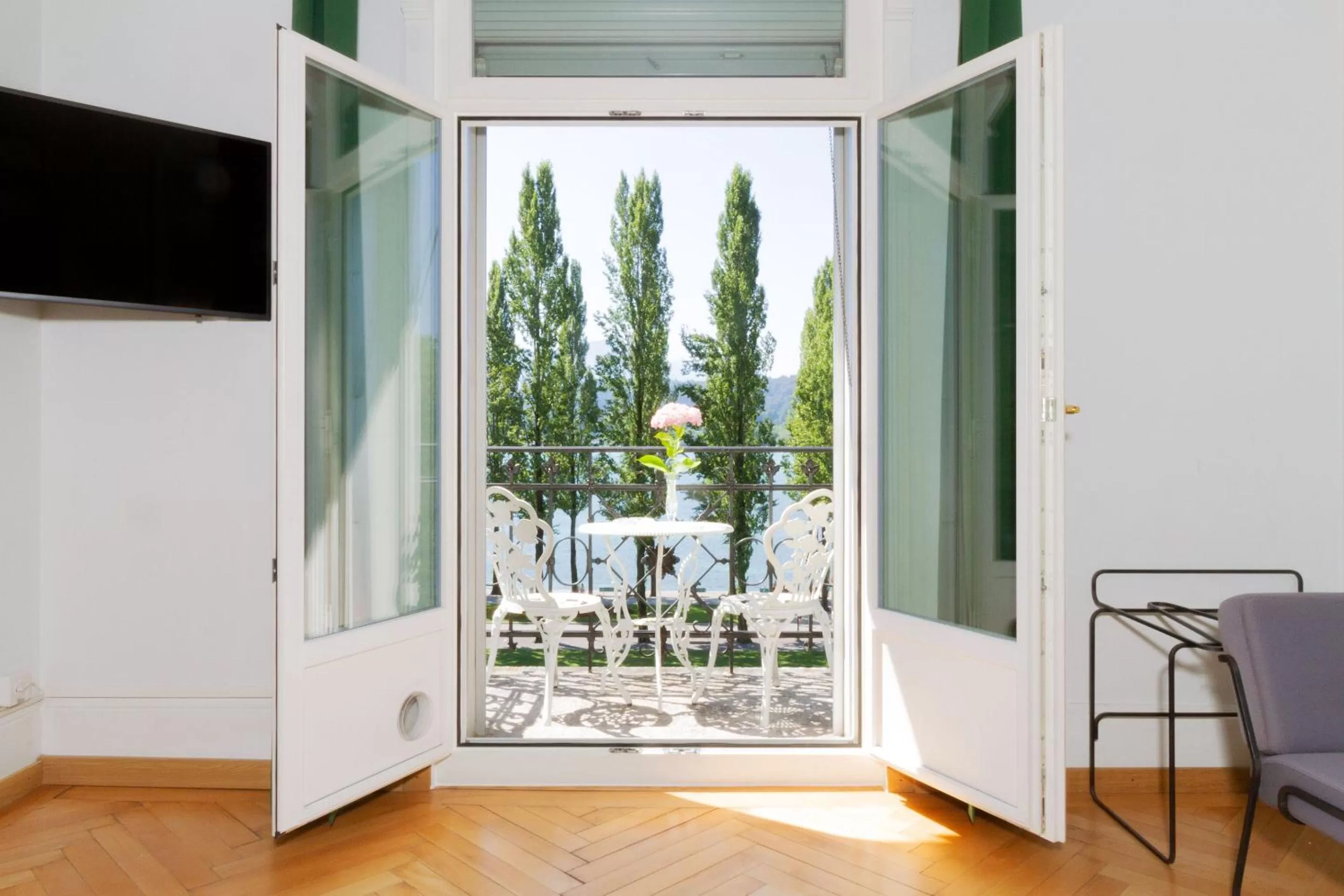 Balcony/Terrace in Hotel Beau Séjour Lucerne