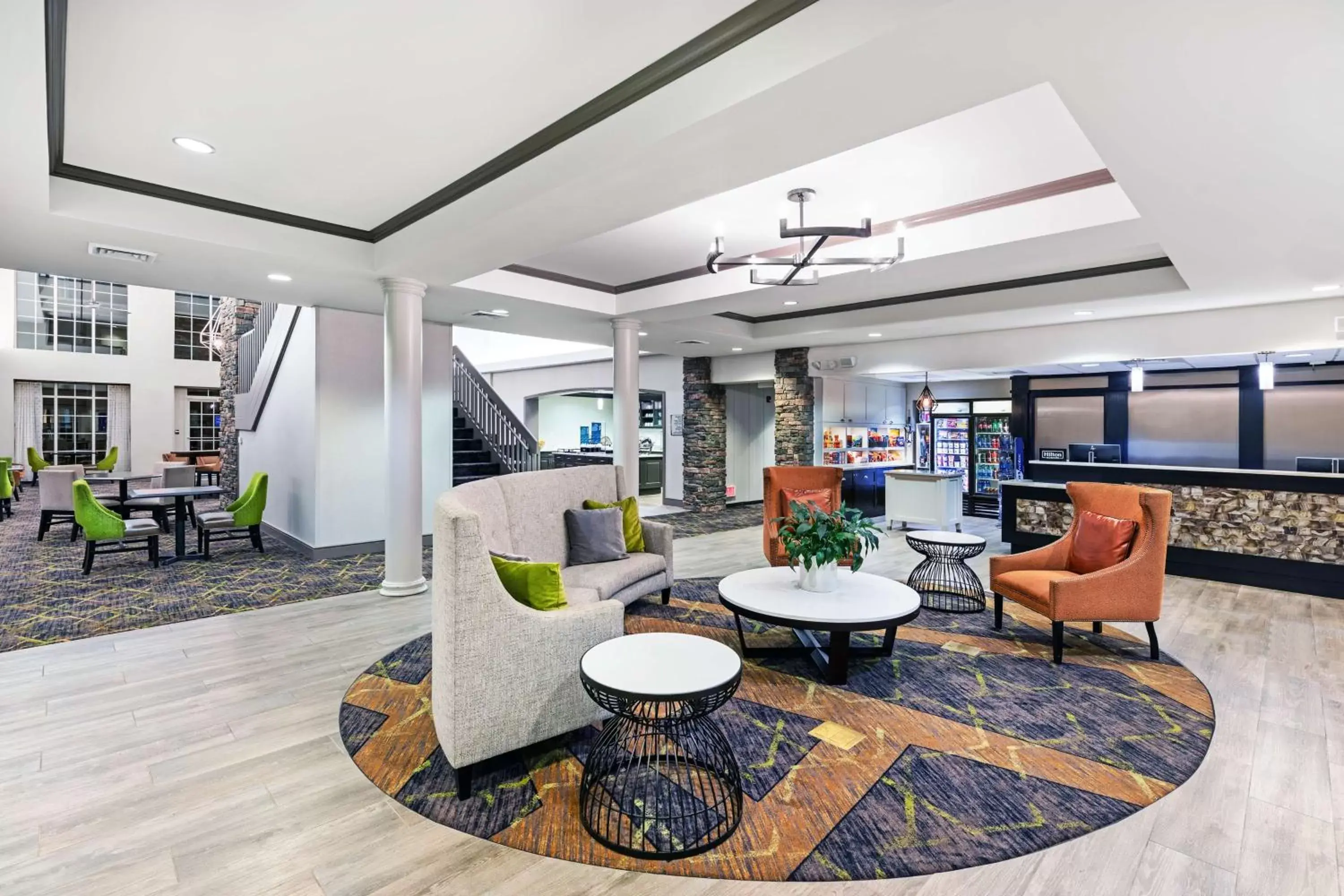 Lobby or reception, Lounge/Bar in Homewood Suites by Hilton Shreveport