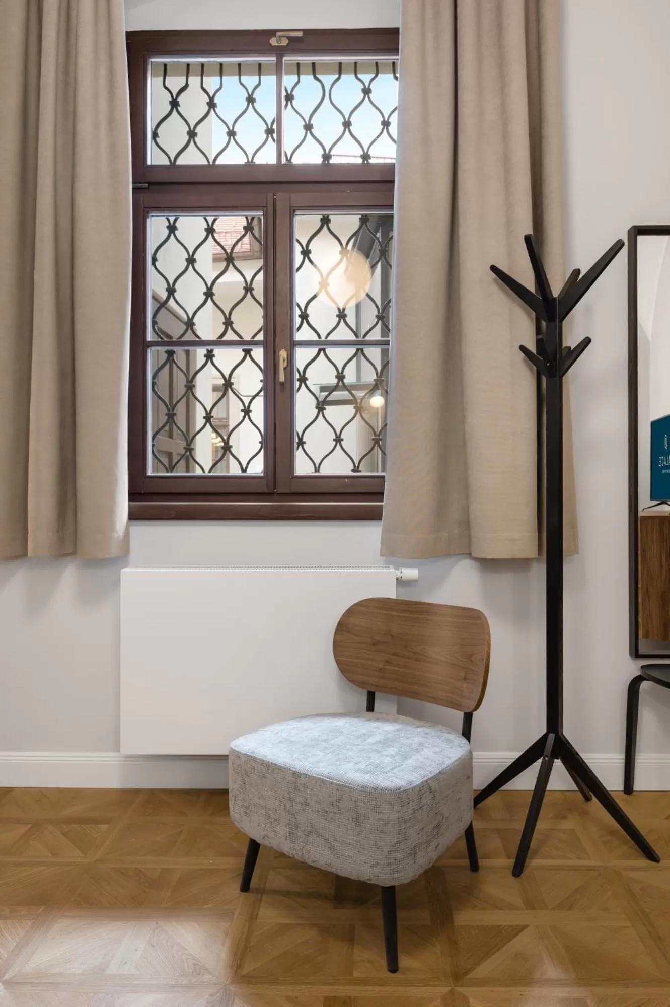 Seating area in Palace Apartments