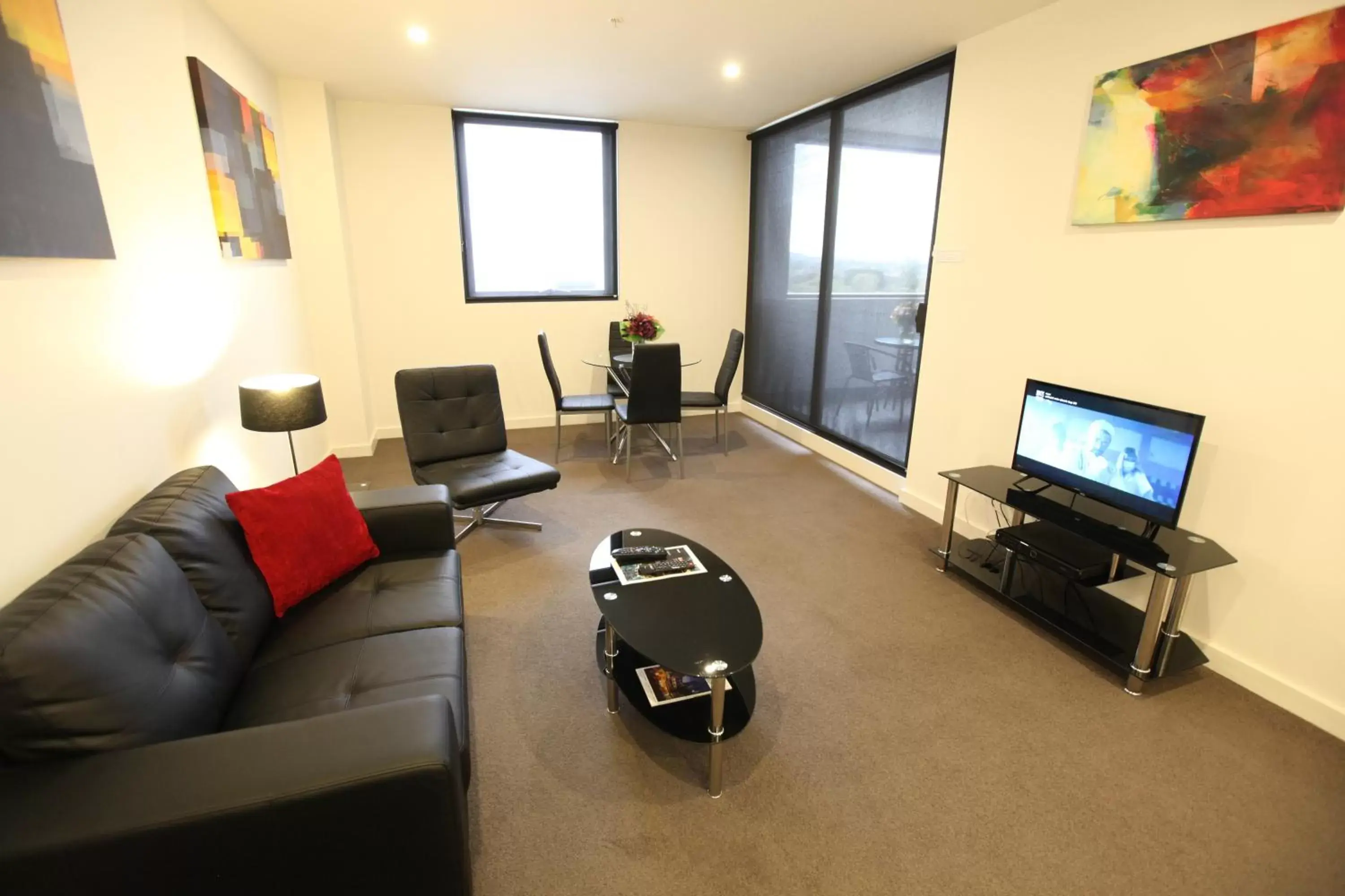 TV/Entertainment Center in Melbourne Knox Central Apartment Hotel