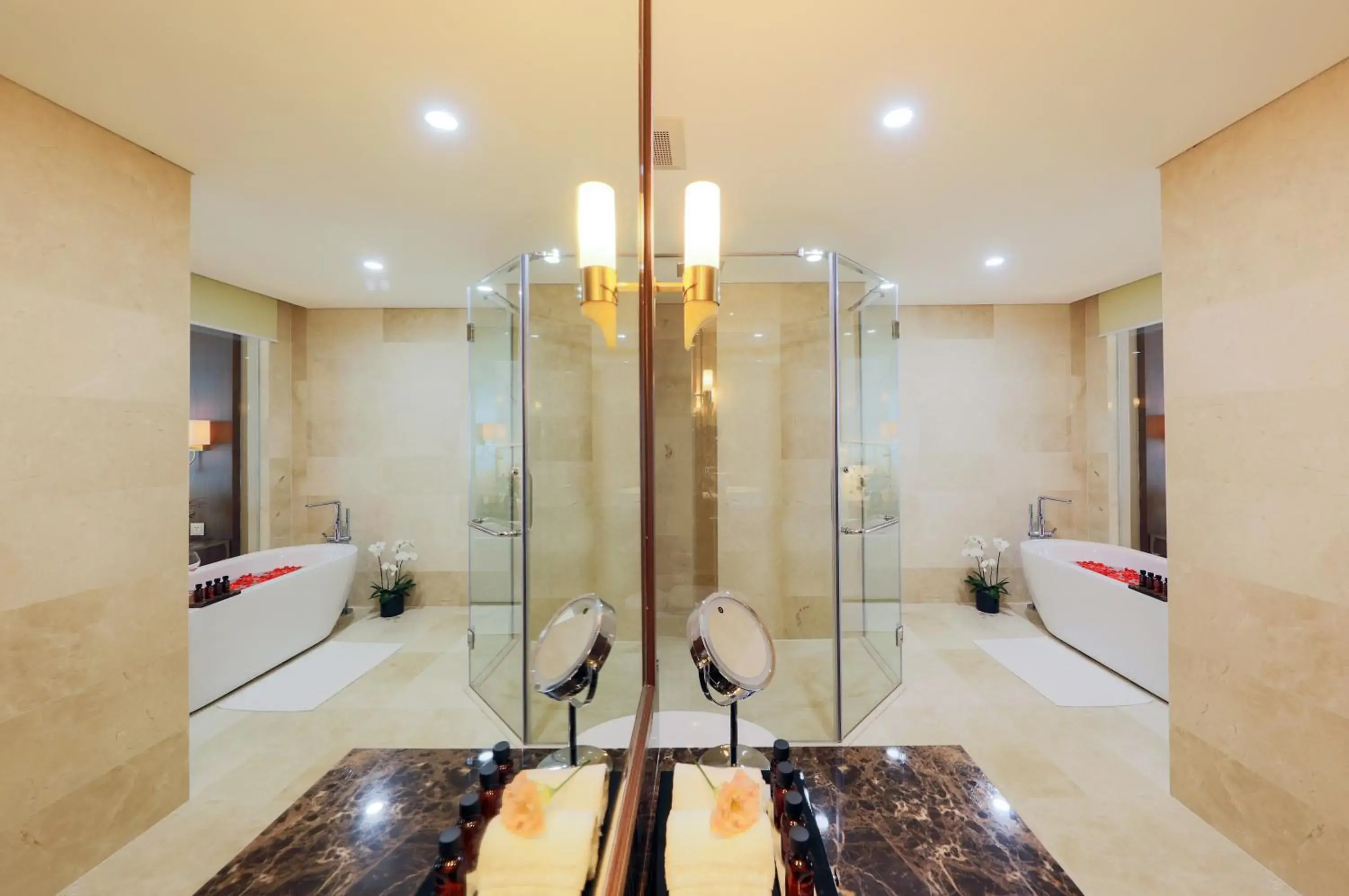 Shower, Bathroom in Grand Vista Hanoi