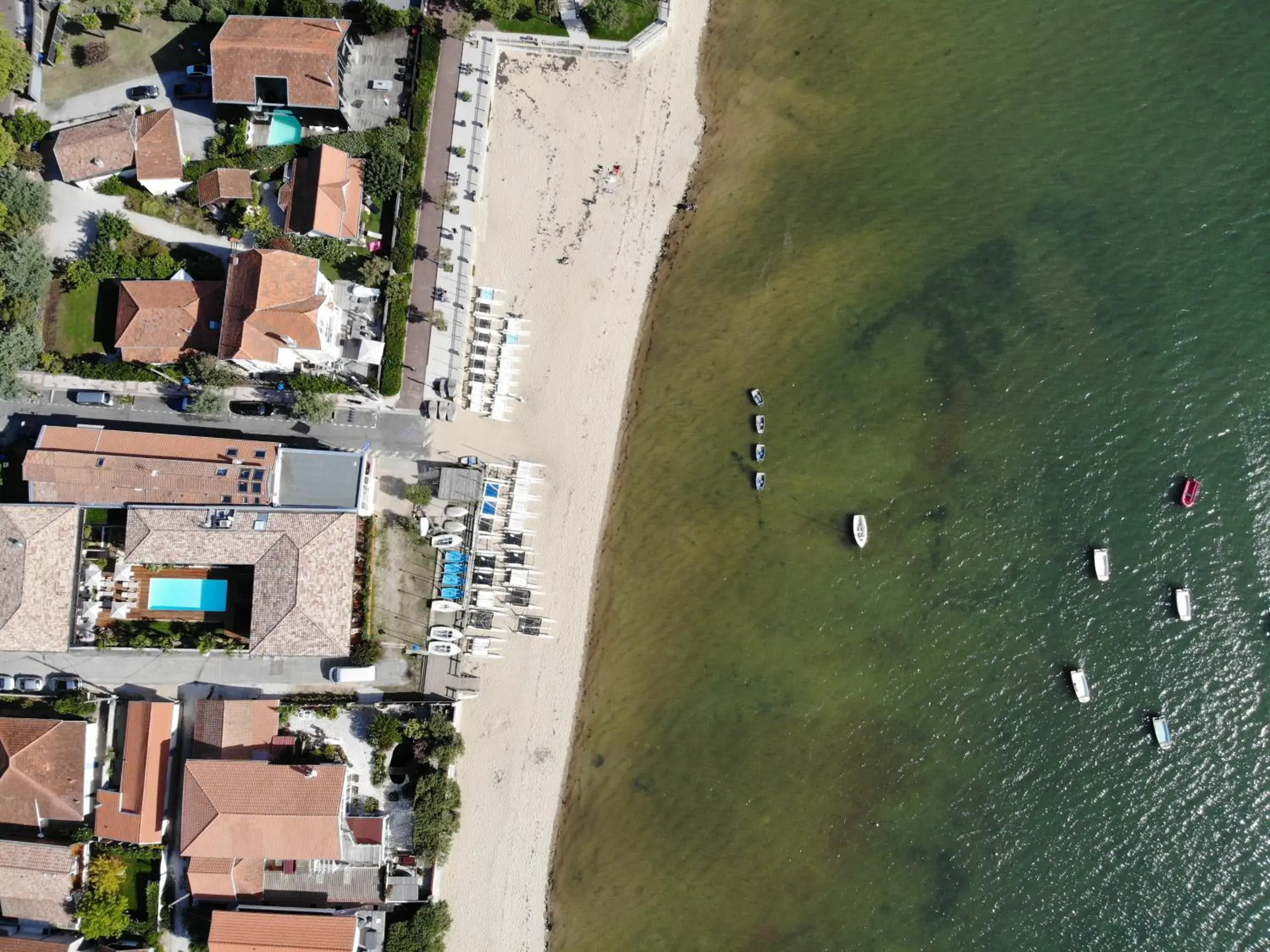 Beach, Bird's-eye View in L'Anderenis Boutique Hôtel