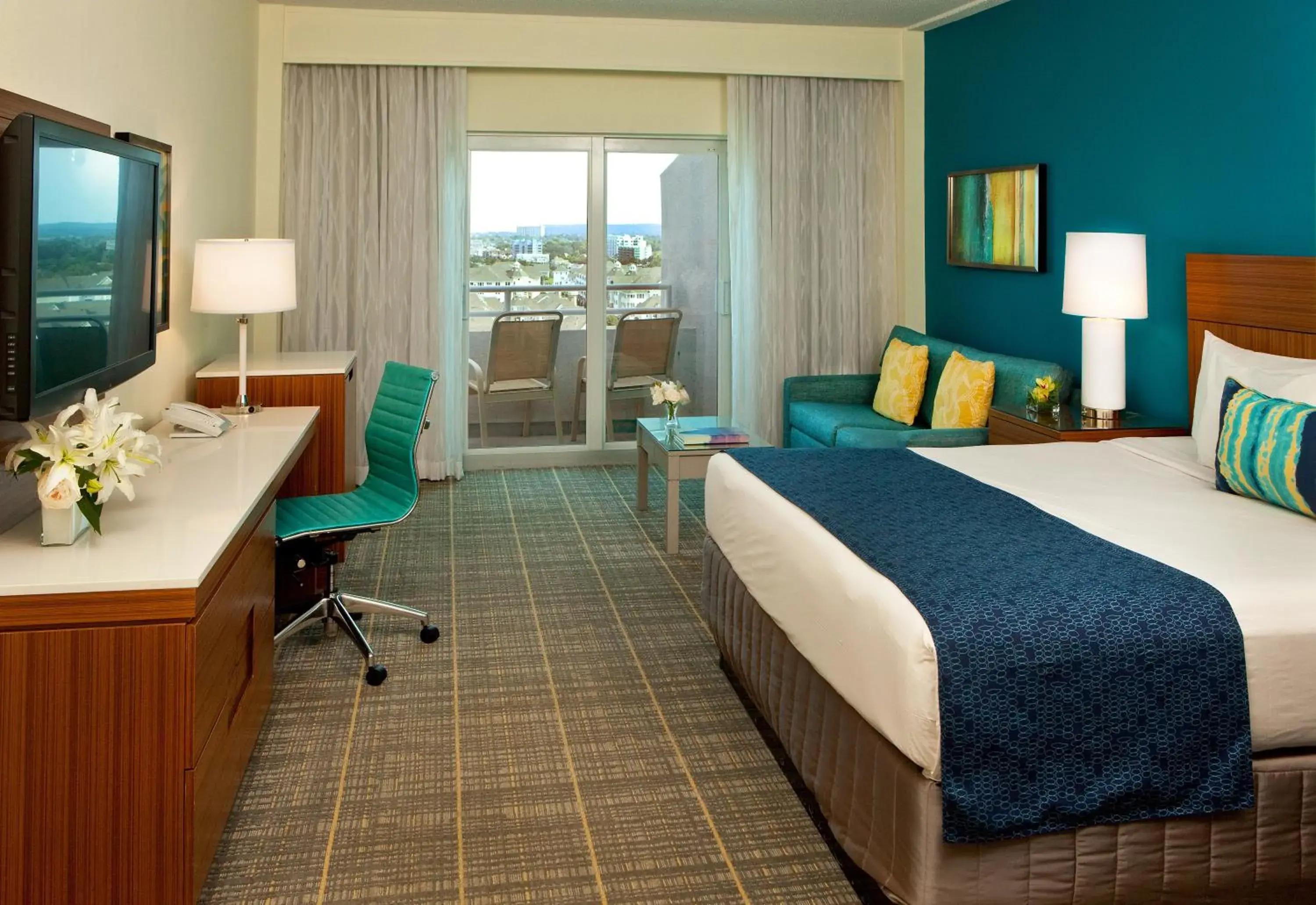 Bed in Ocean Place Resort