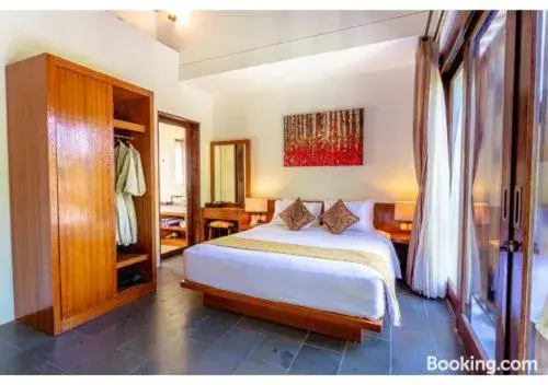 Bed in The Canggu Boutique Villas and Spa