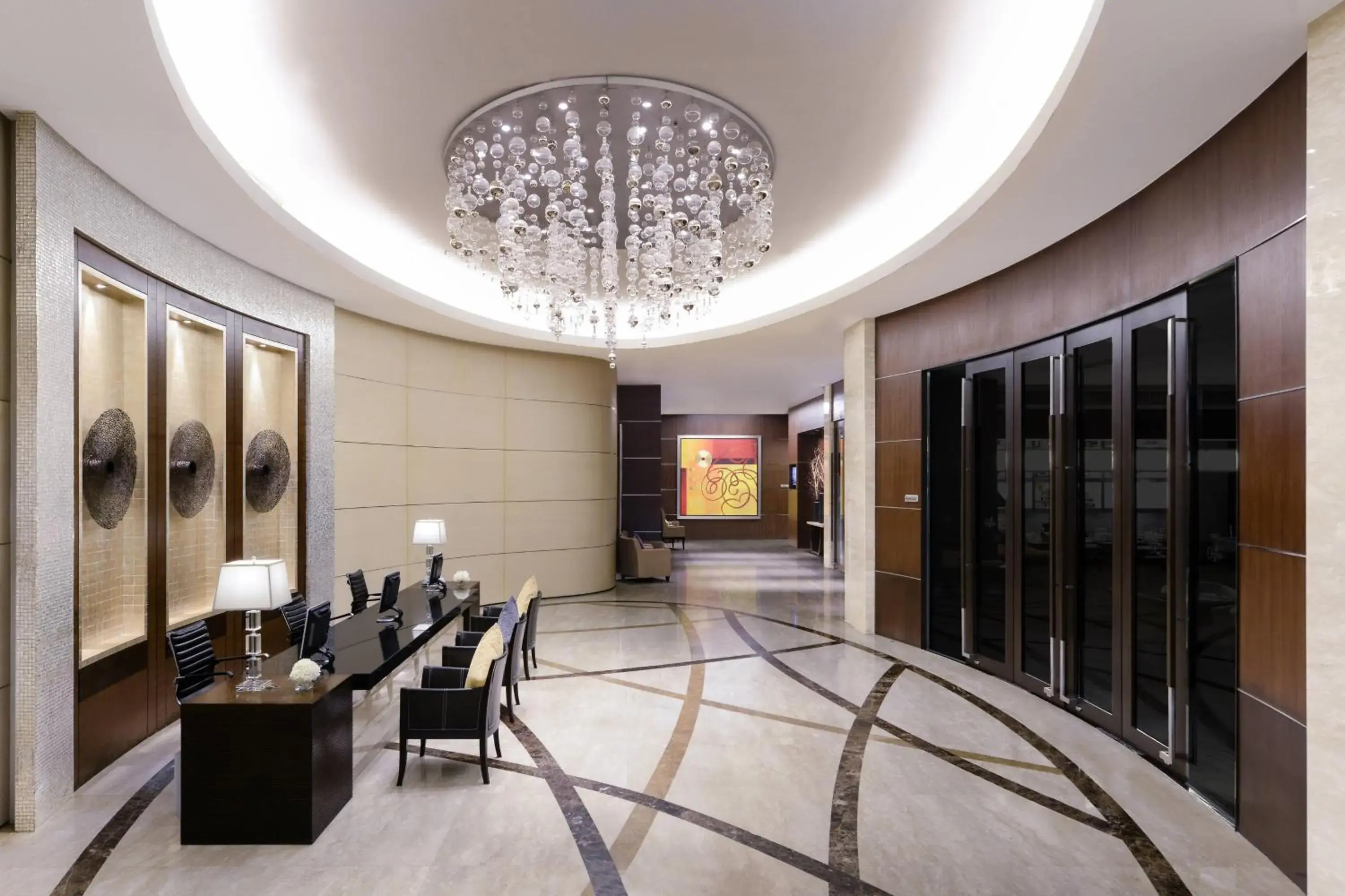 Lobby or reception, Lobby/Reception in Sathorn Vista, Bangkok - Marriott Executive Apartments
