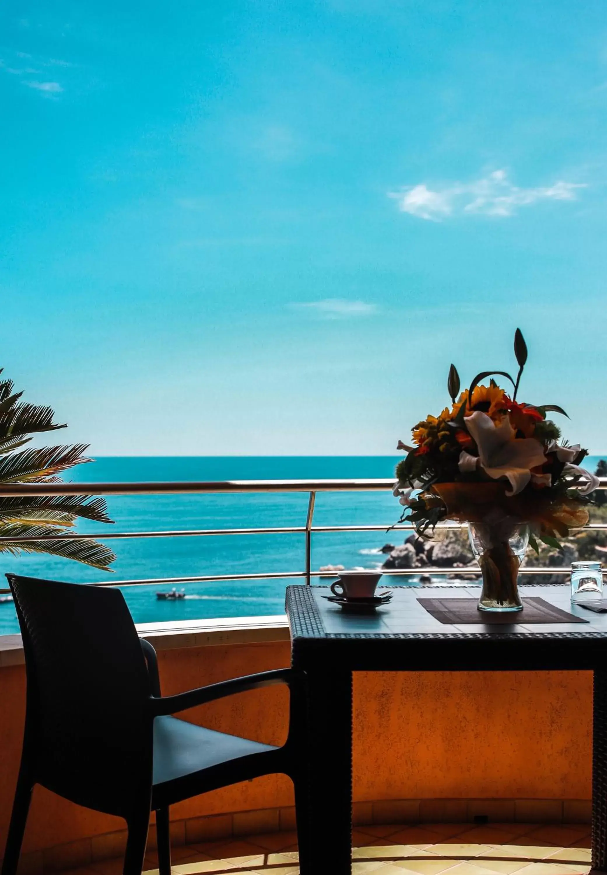 Balcony/Terrace in Taormina Panoramic Hotel