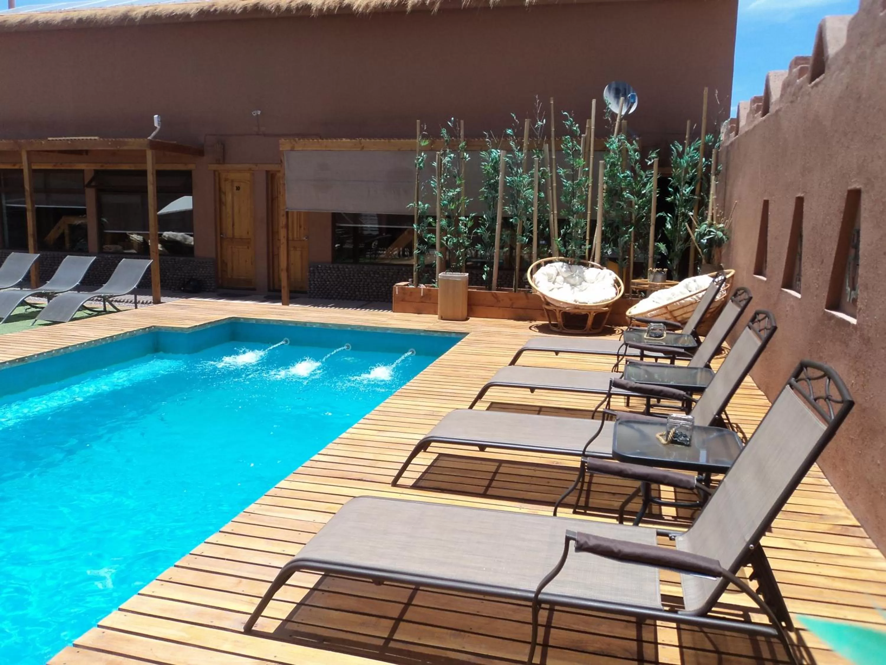 Pool view in Hoteles Pueblo de Tierra