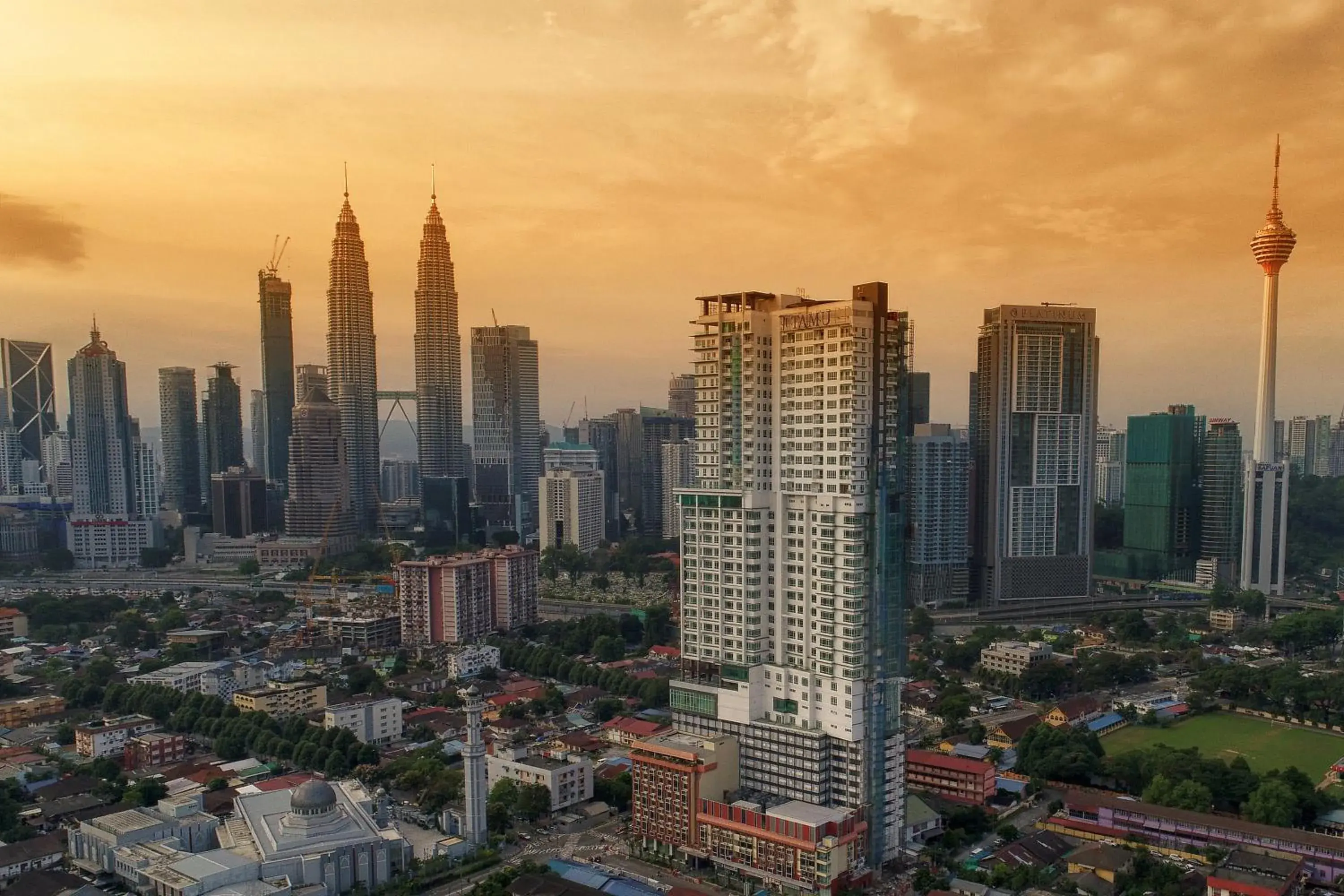 Bird's eye view, Sunrise/Sunset in Tamu Hotel & Suites Kuala Lumpur