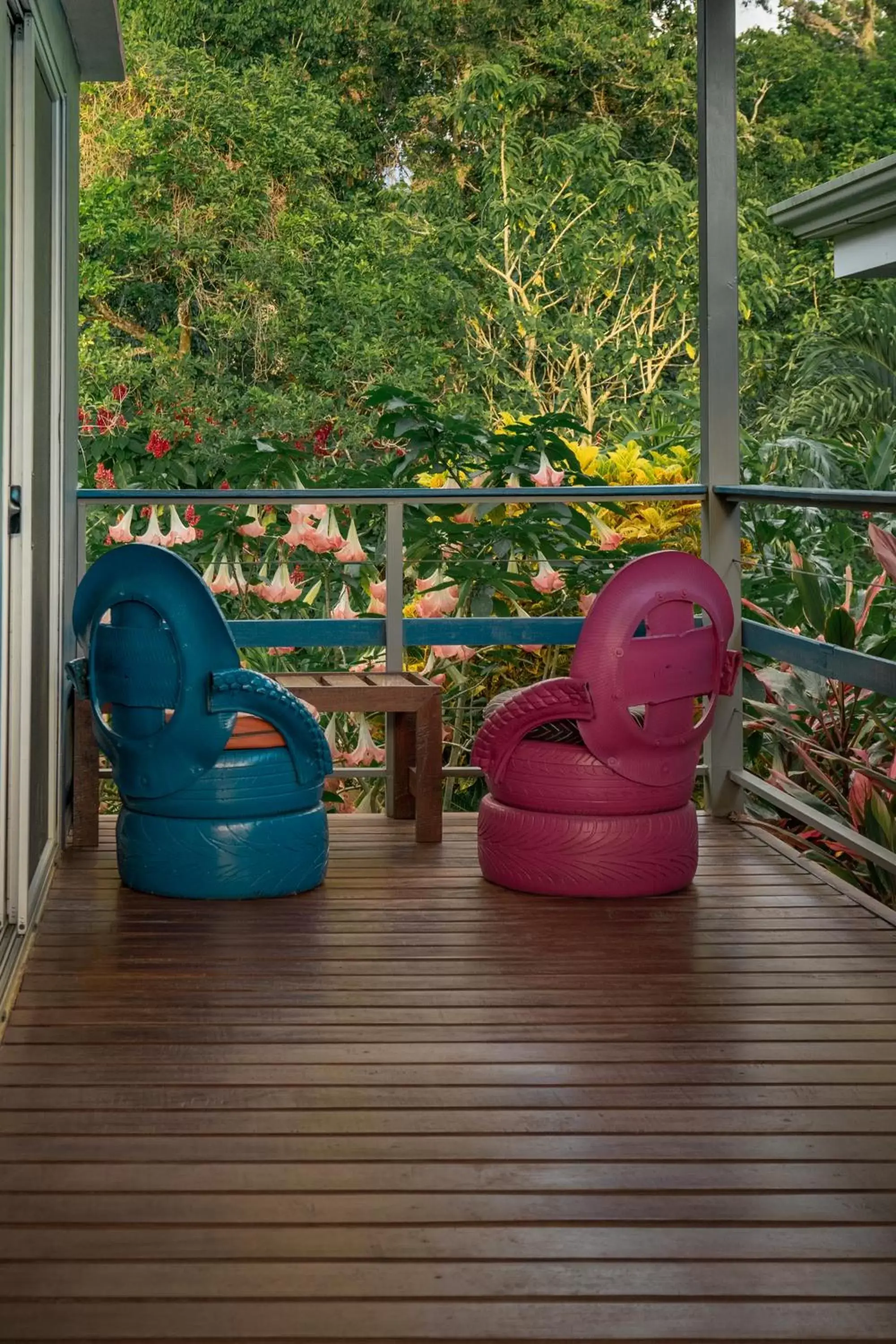 Balcony/Terrace in Agutipaca Bungalows