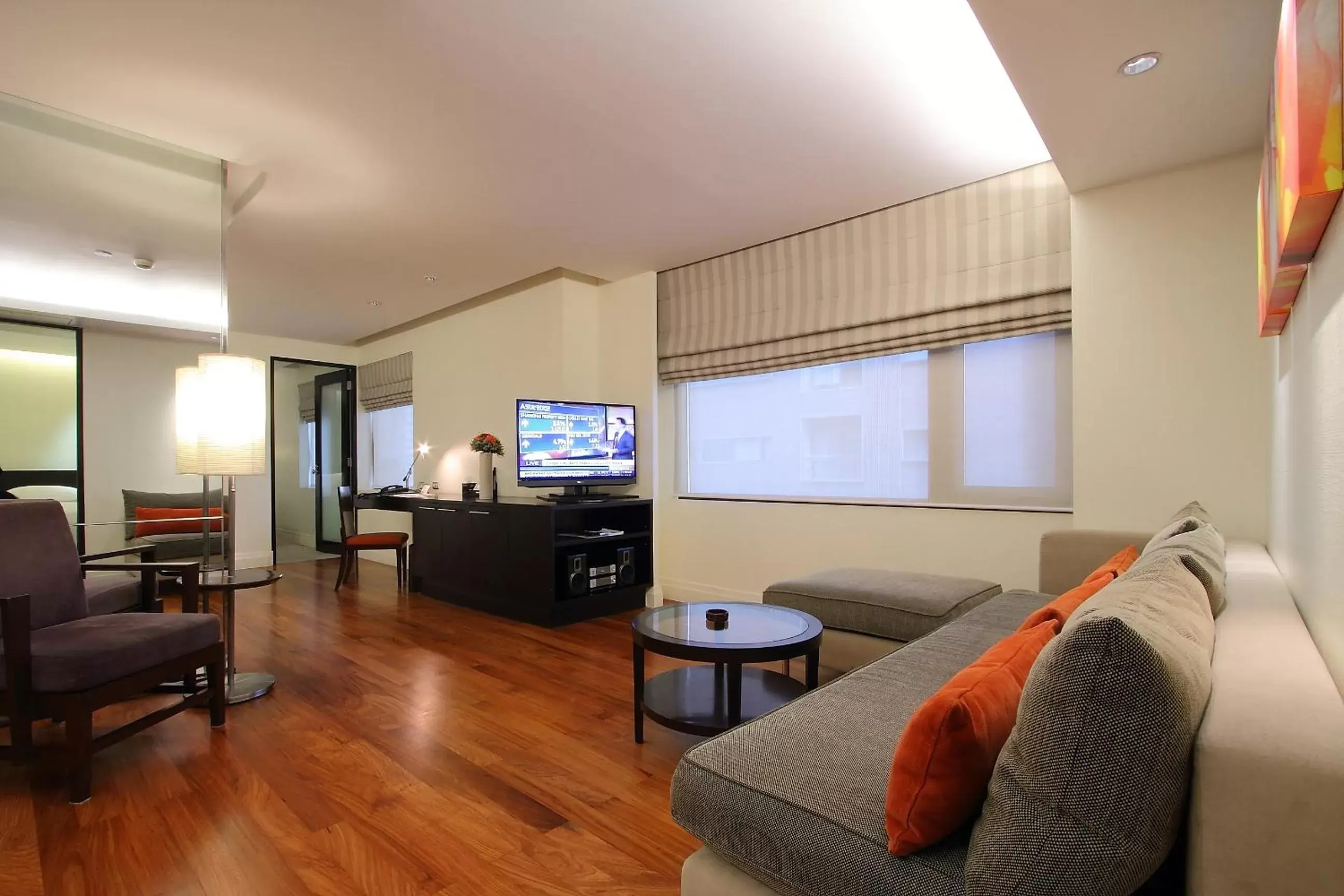 Photo of the whole room, TV/Entertainment Center in The Quarter Saladaeng by UHG - Formerly Siri Sathorn