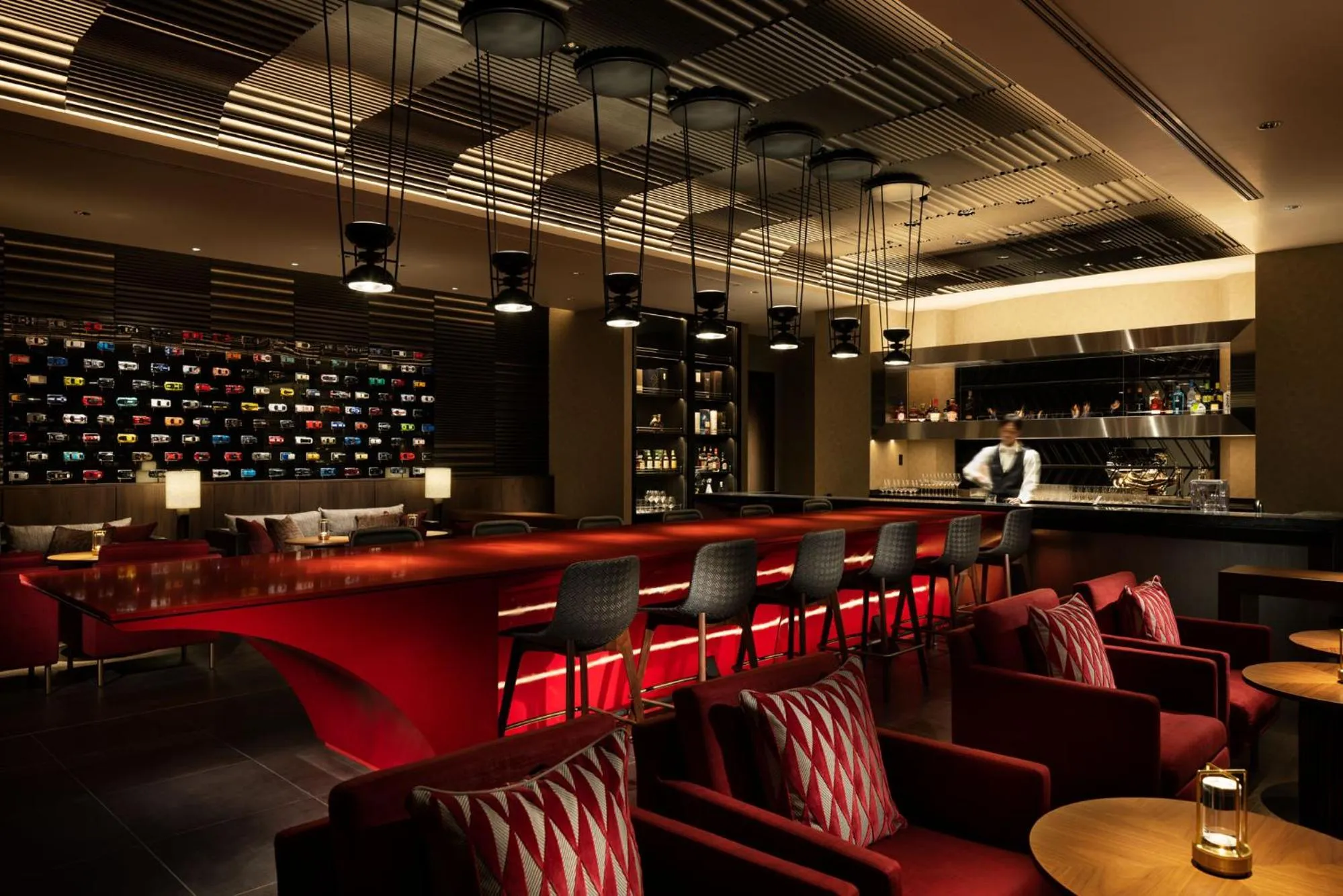 Lounge or bar in Fuji Speedway Hotel, in The Unbound Collection by Hyatt