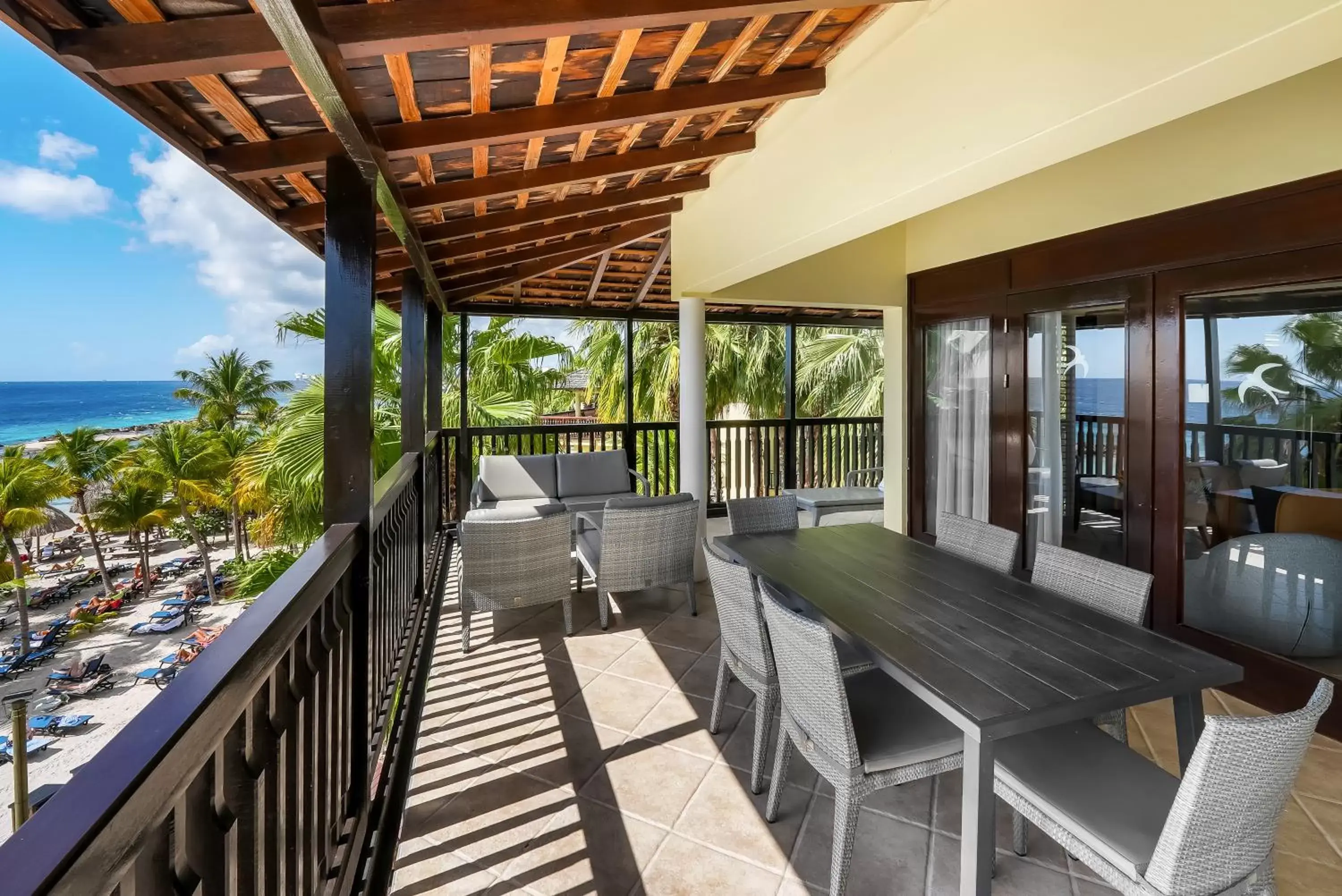 Balcony/Terrace in LionsDive Beach Resort