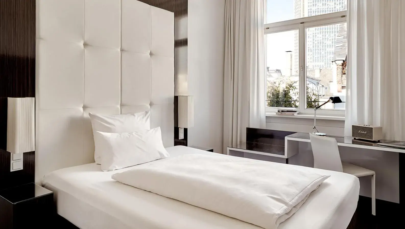 View (from property/room), Bed in The Pure, a member of Design Hotels