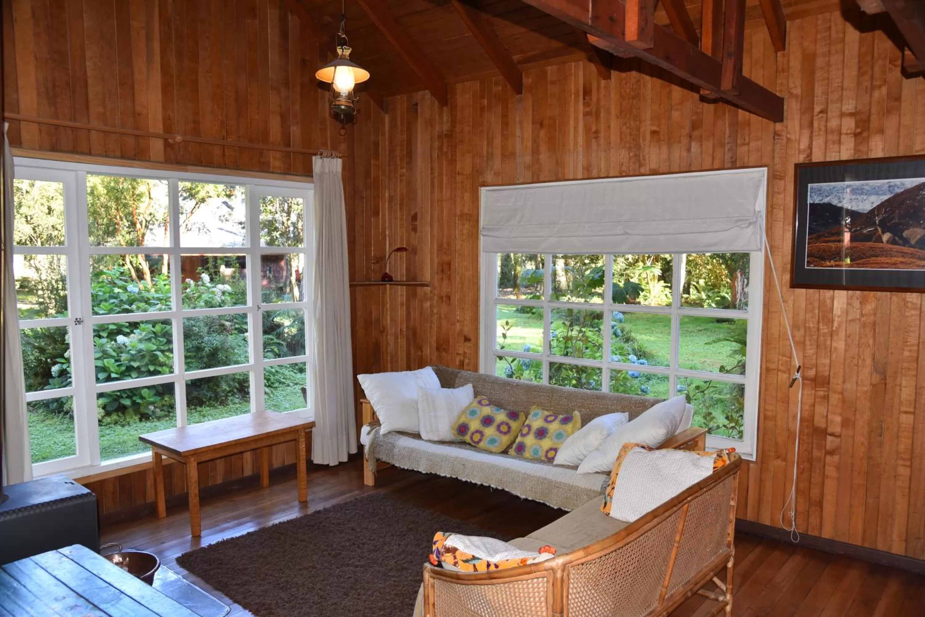 Decorative detail, Seating Area in Posada Queulat