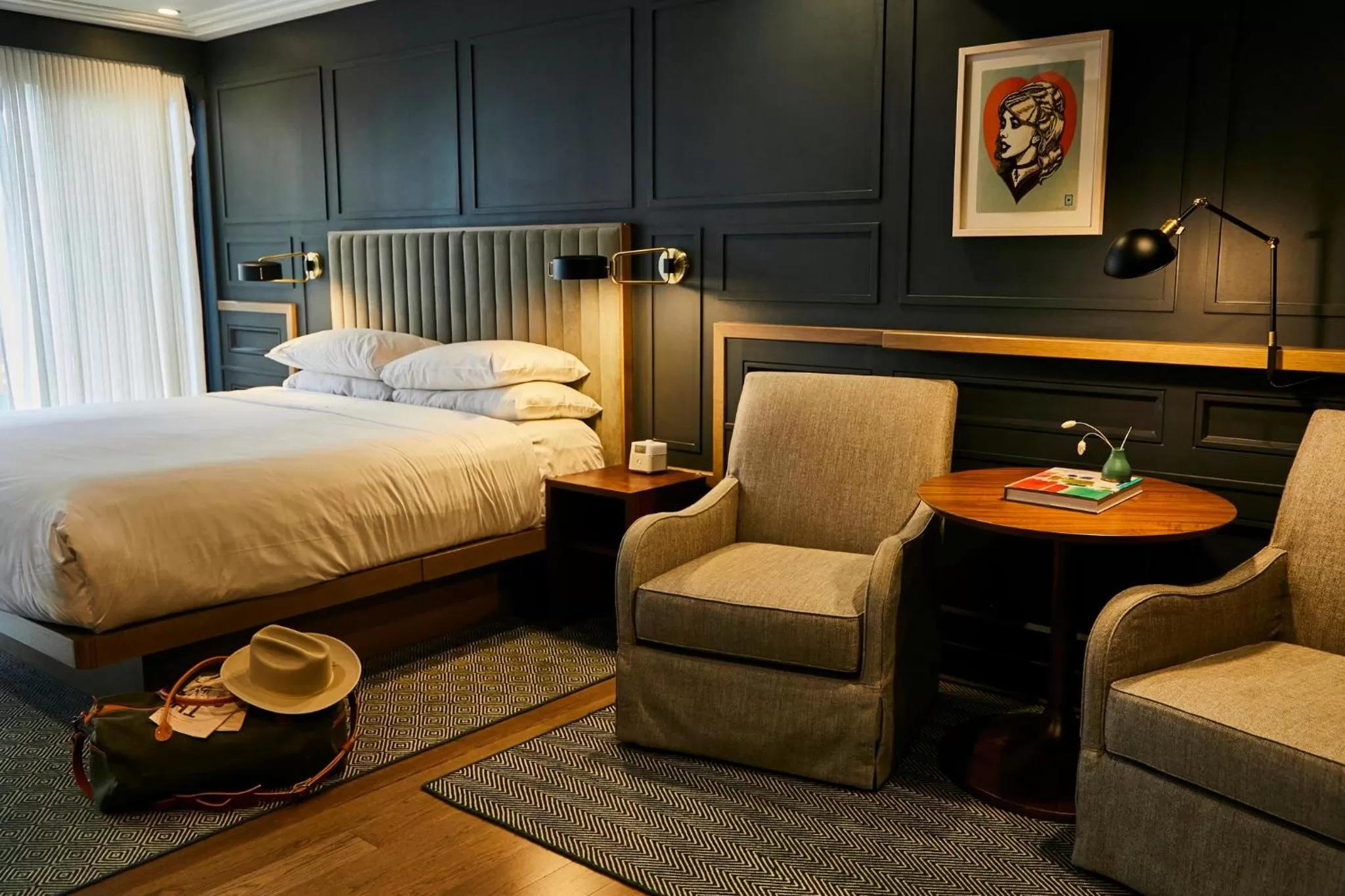 Photo of the whole room, Bed in Noelle