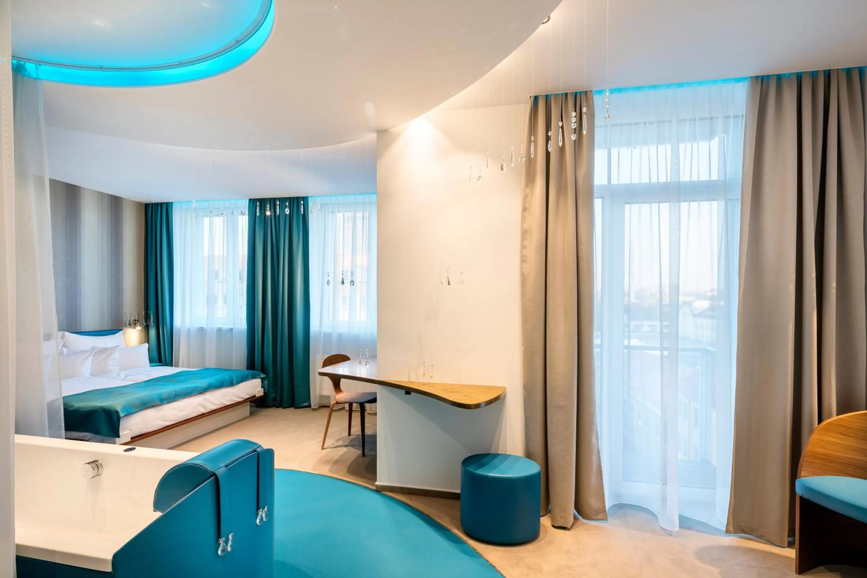 Bedroom, Bed in Pytloun Imperial Design Suites