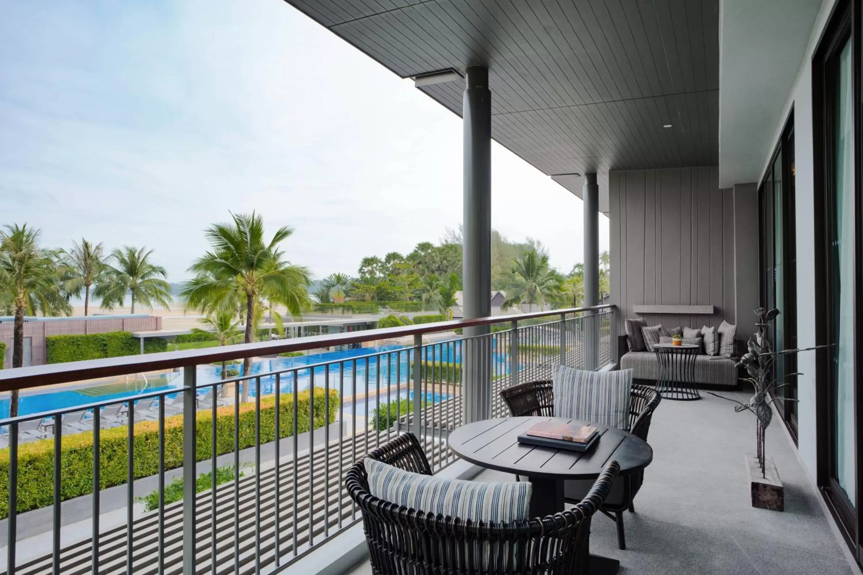 Bedroom, Balcony/Terrace in Phuket Marriott Resort and Spa, Nai Yang Beach