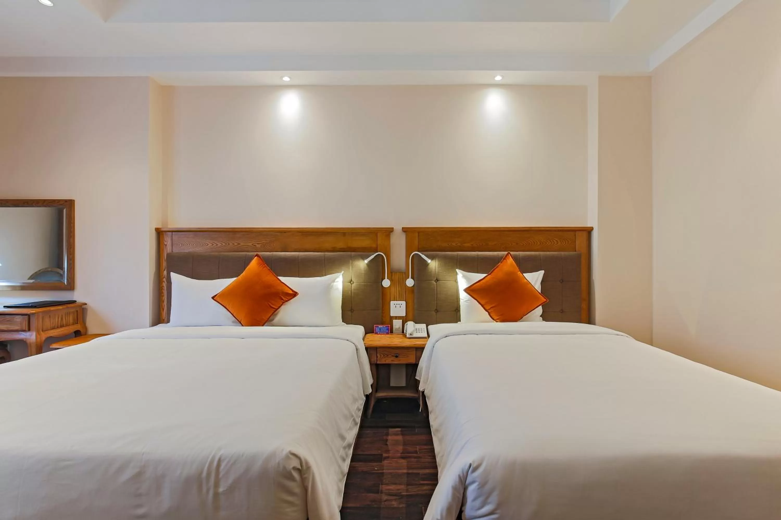 Bed in Hoang Lan Hotel