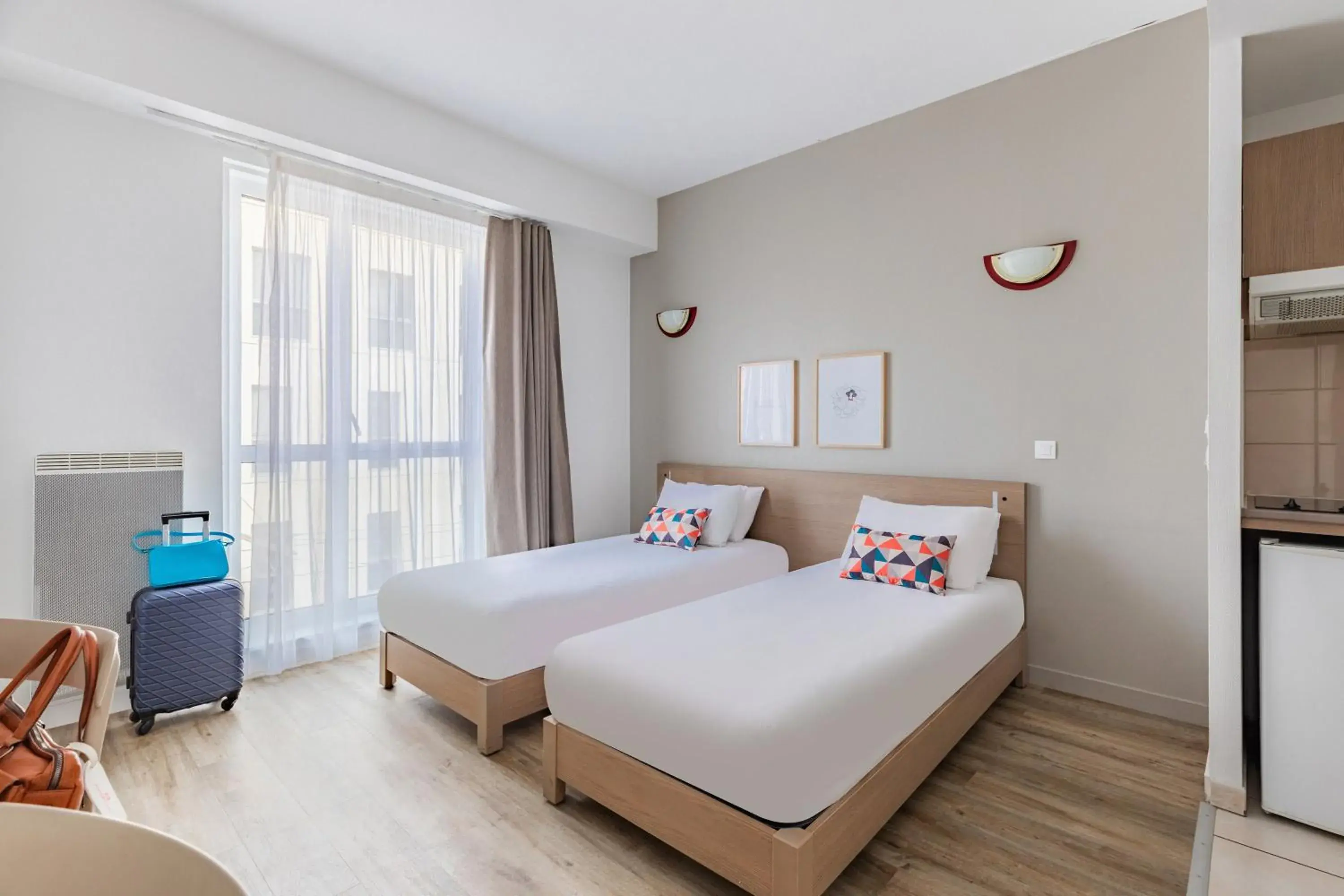 Bed in Appart'City Confort Le Mans Centre Bed in Appart'City Confort Le Mans Centre