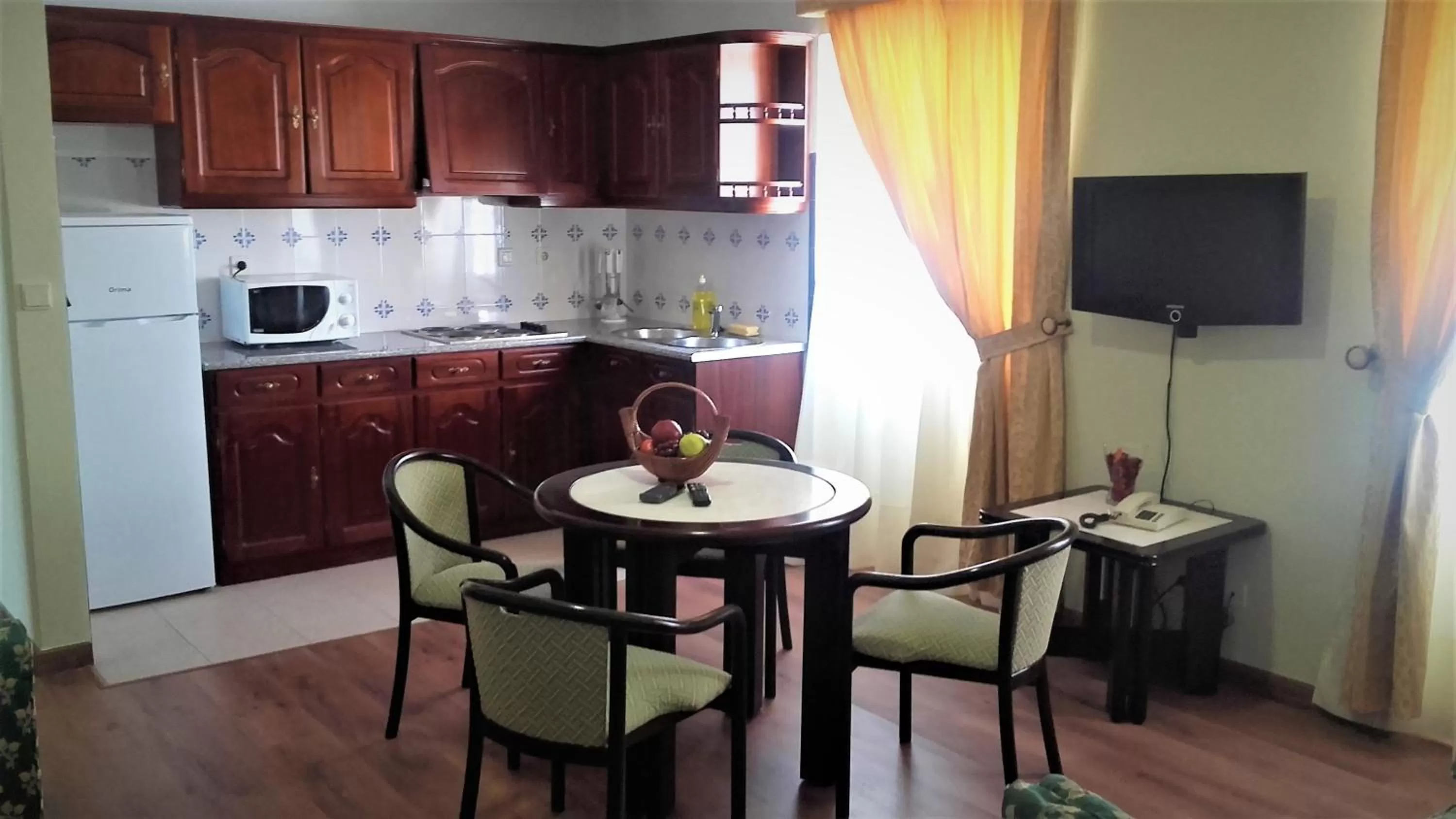 Kitchen or kitchenette in Hotel de Moura
