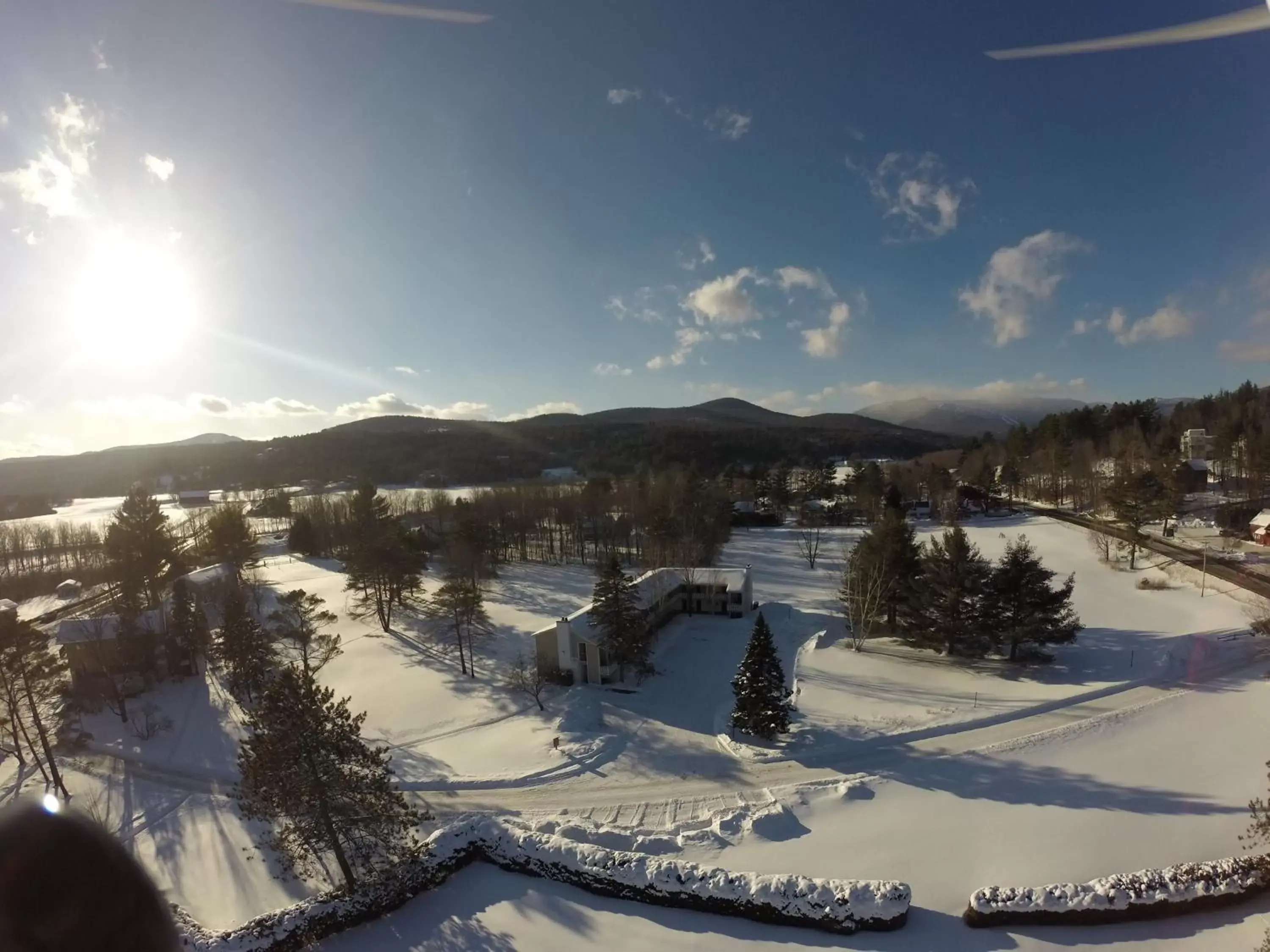 Bird's eye view, Winter in Stowe Motel & Snowdrift
