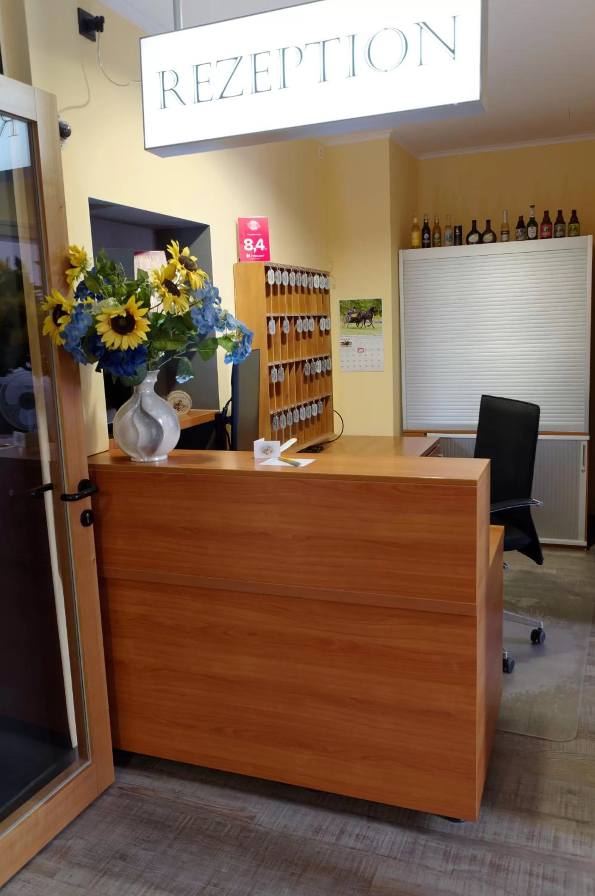 Lobby or reception in PrivatHotel Probst