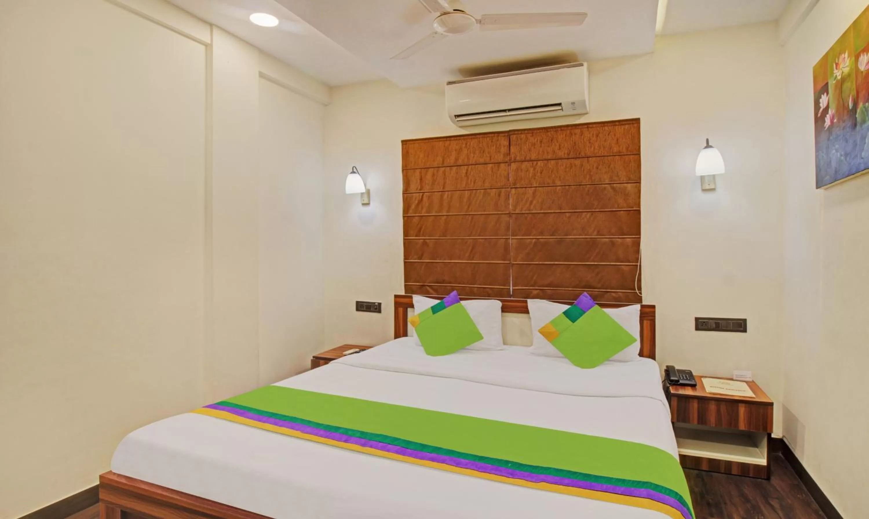 Bedroom, Bed in Treebo The Boss