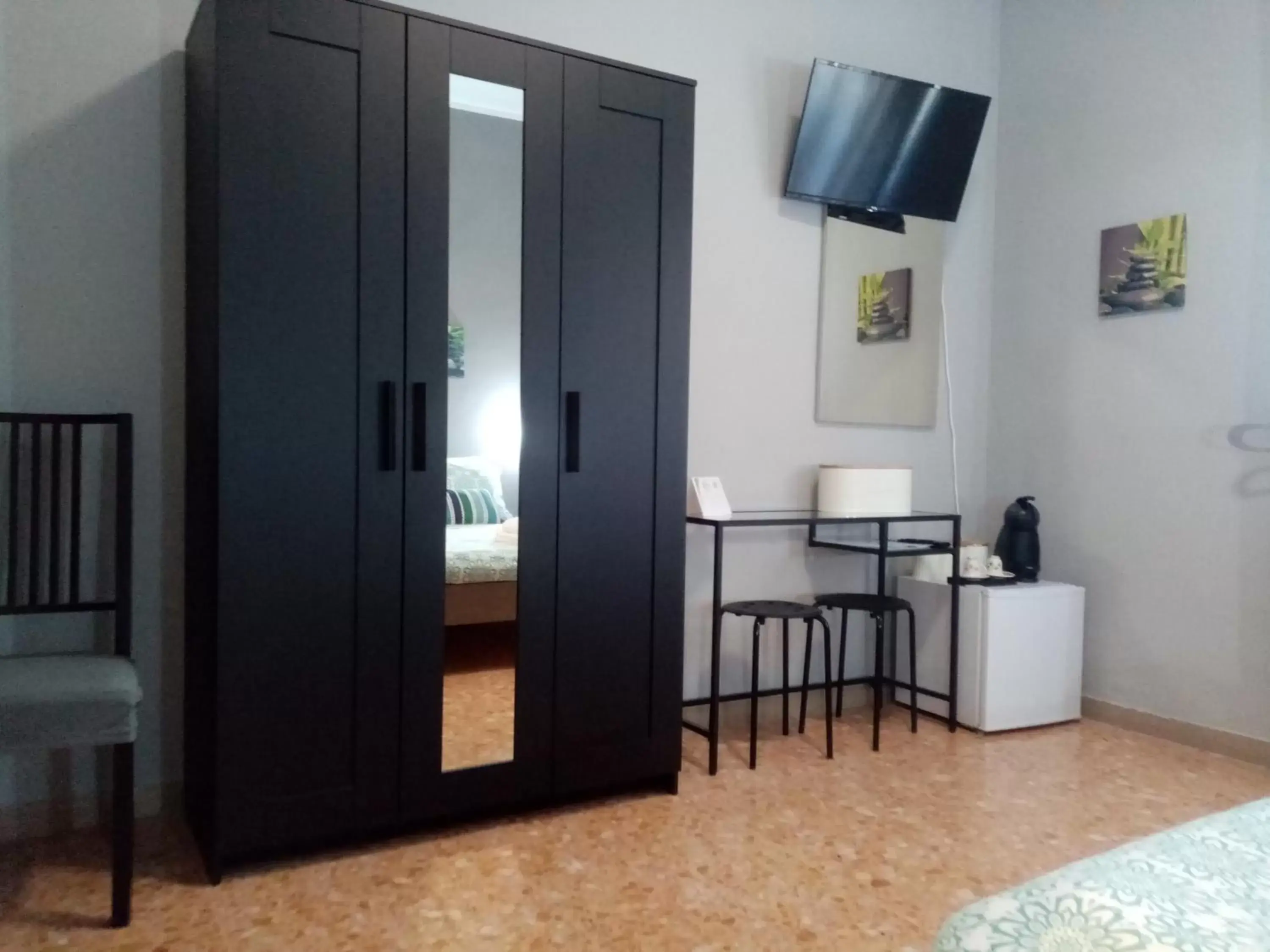 Bed, TV/Entertainment Center in B&B Residence Armonia Sulmona