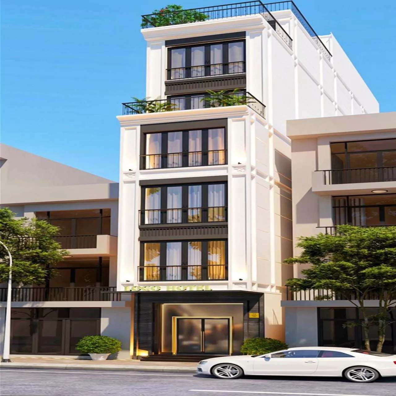 Property building in L'amant de Hanoi Hotel - khách sạn Lamant de Hà Nội