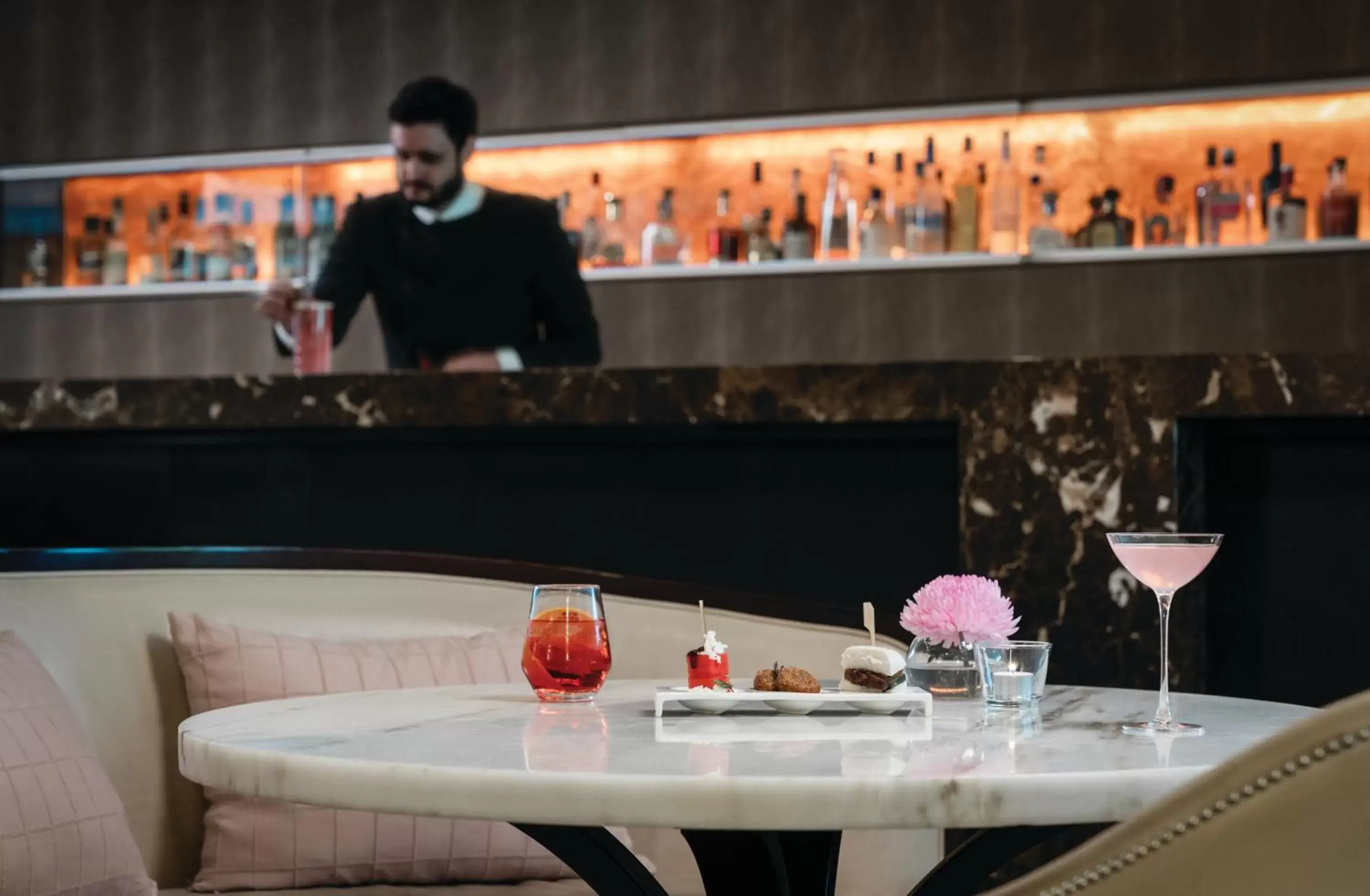 Lounge or bar in The Langham Melbourne